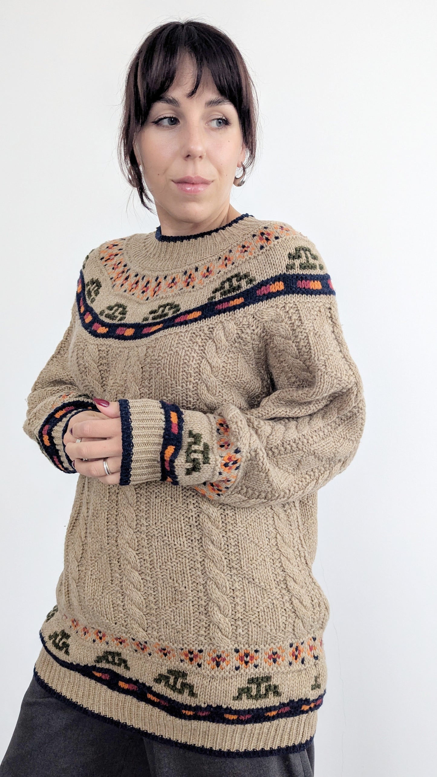 Pull en laine shetland taille 40-42