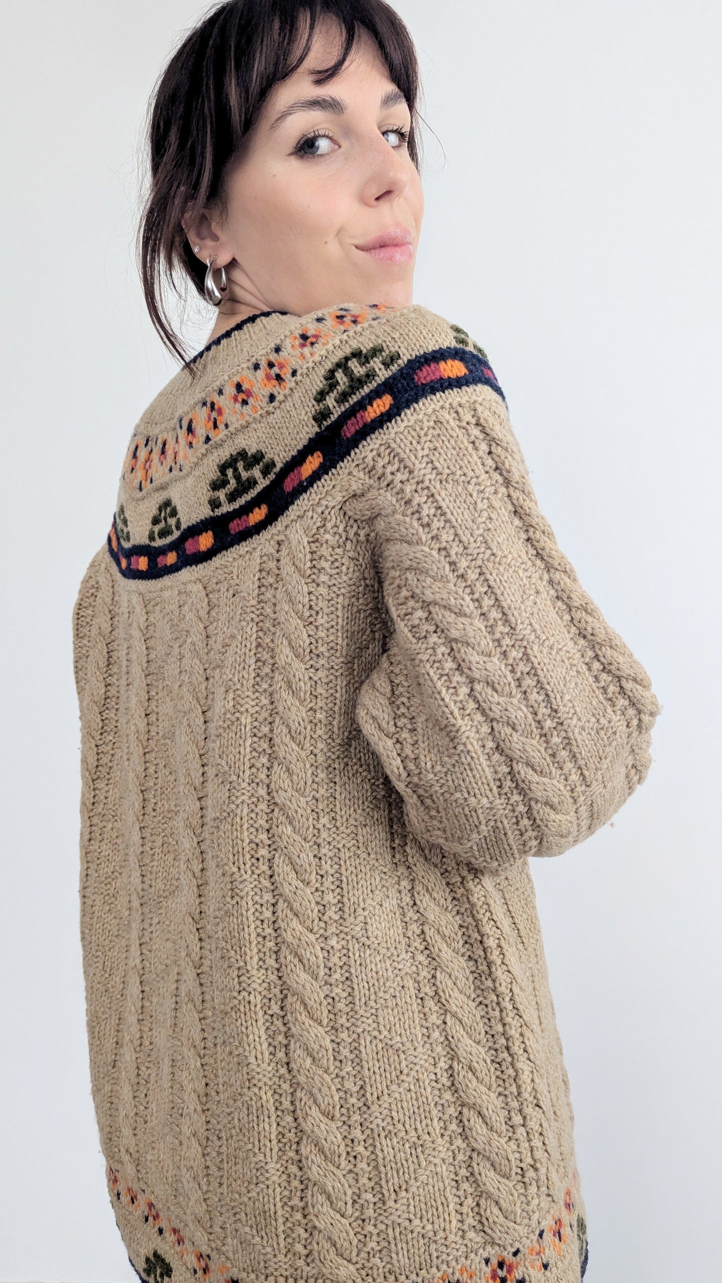 Pull en laine shetland taille 40-42