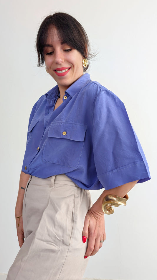 Blouse soie taille jusqu'à taille 44