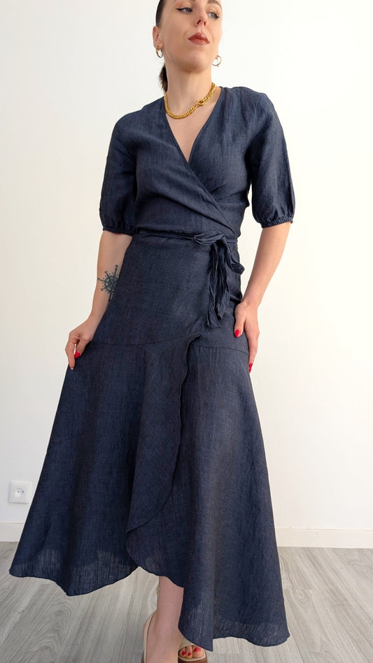 Robe lin taille jusqu'à taille 40