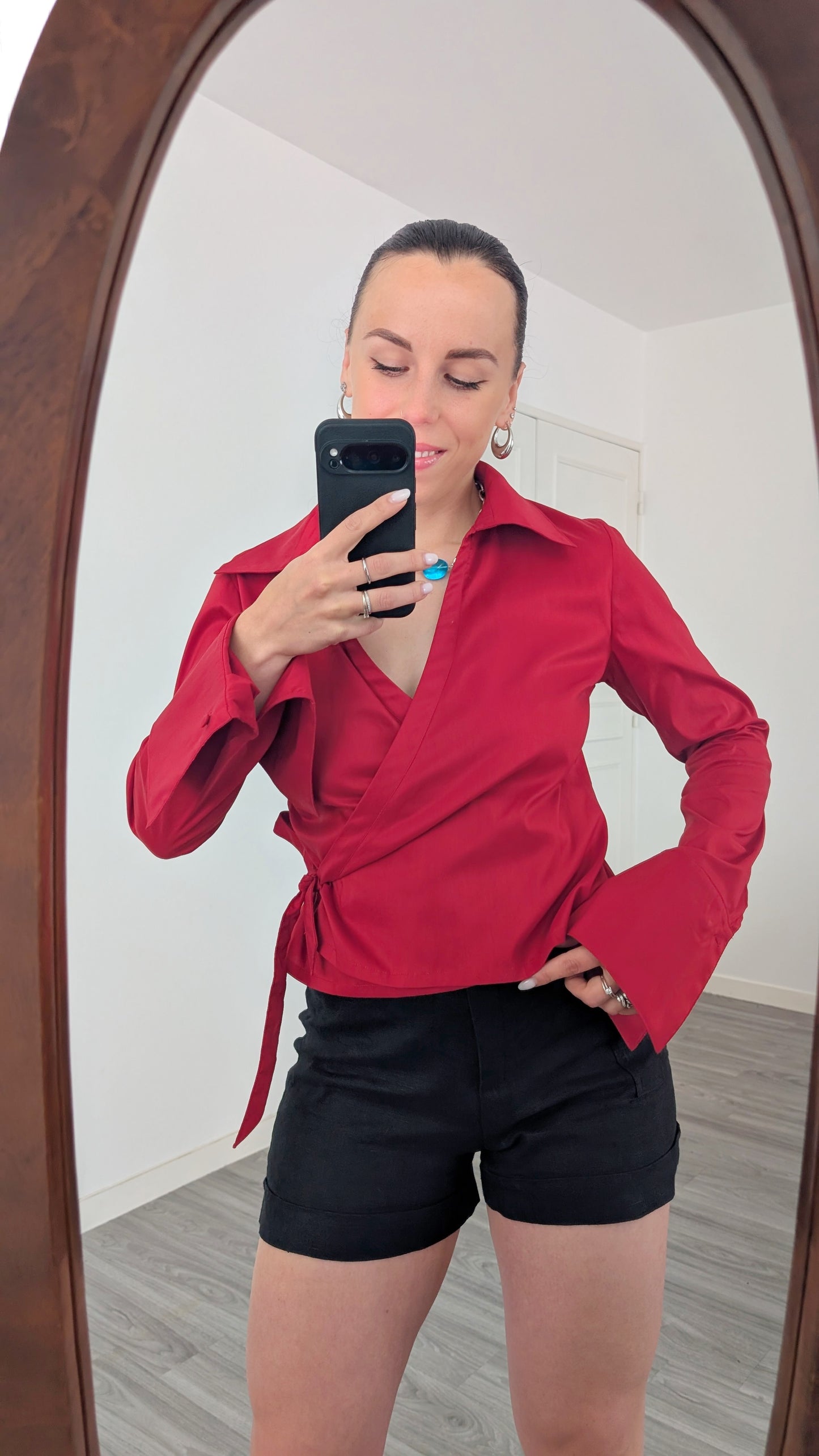 Chemise cache coeur taille 36