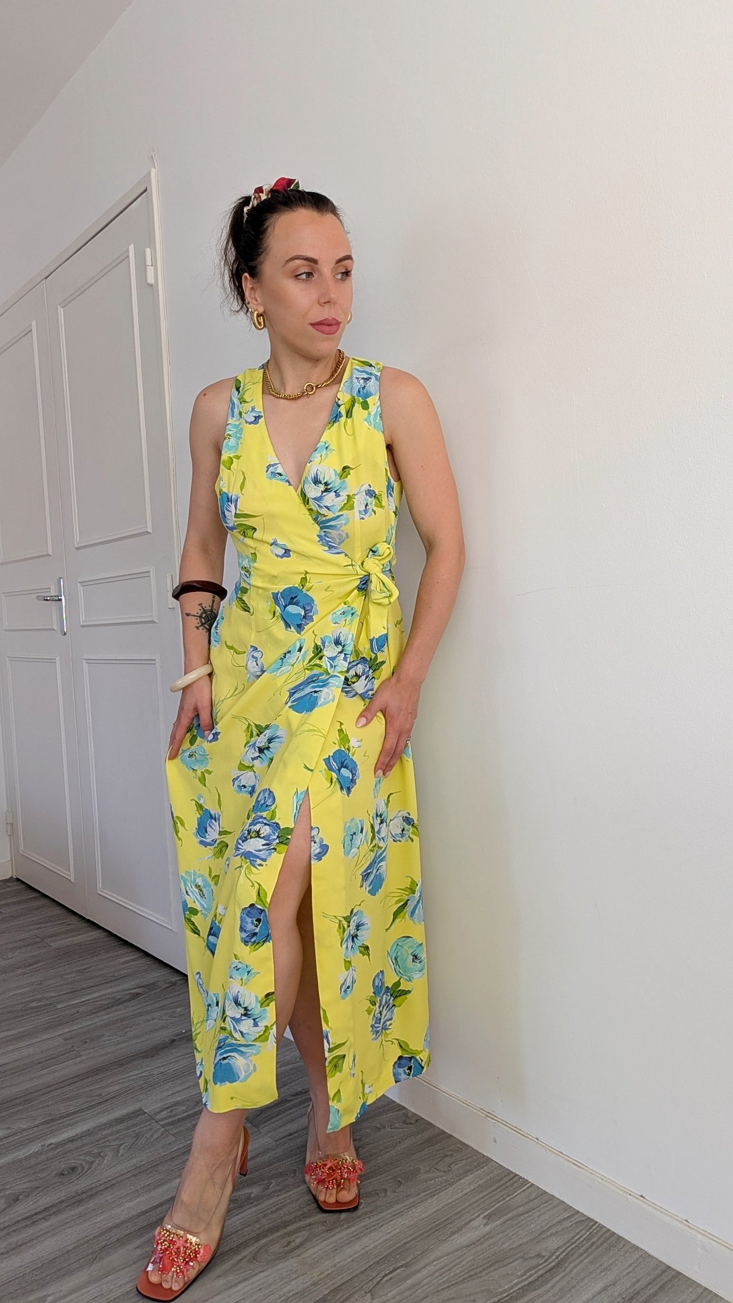 Robe 90s viscose T36-38