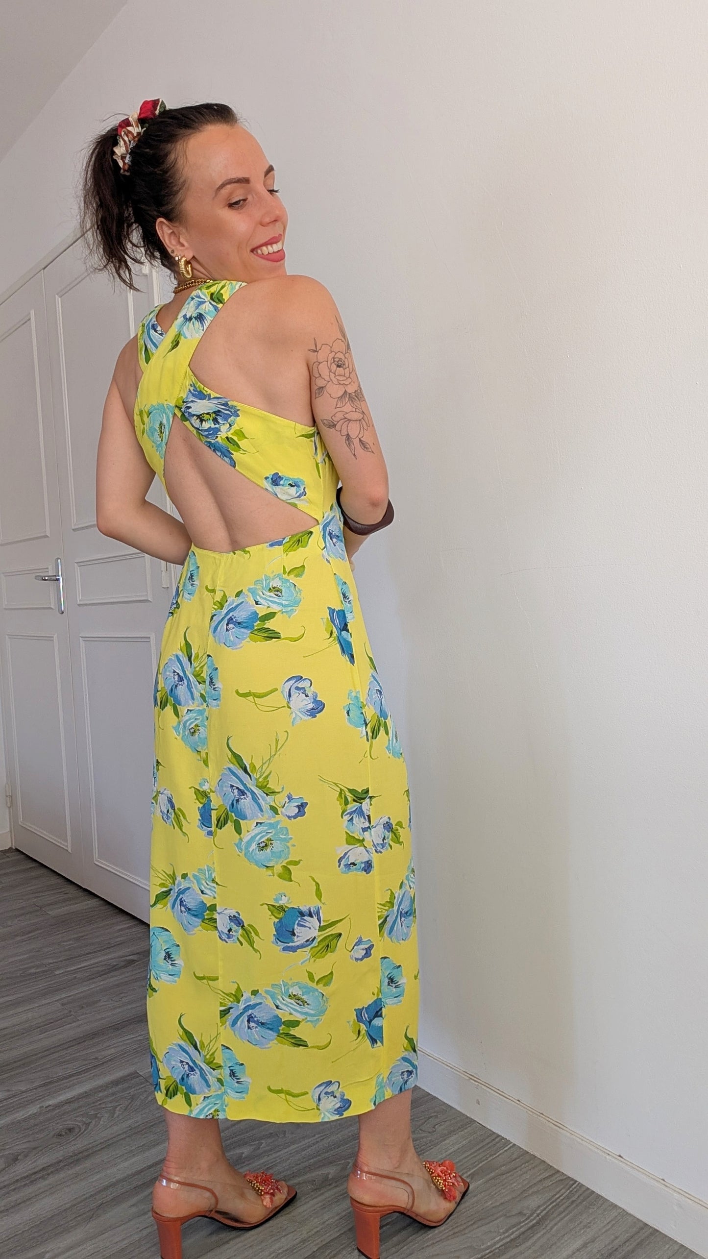 Robe 90s viscose T36-38