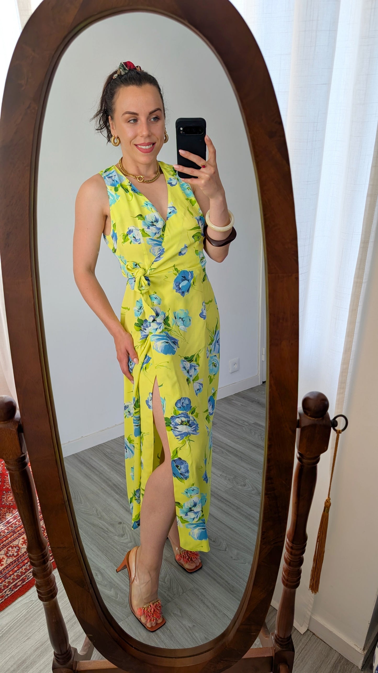 Robe 90s viscose T36-38
