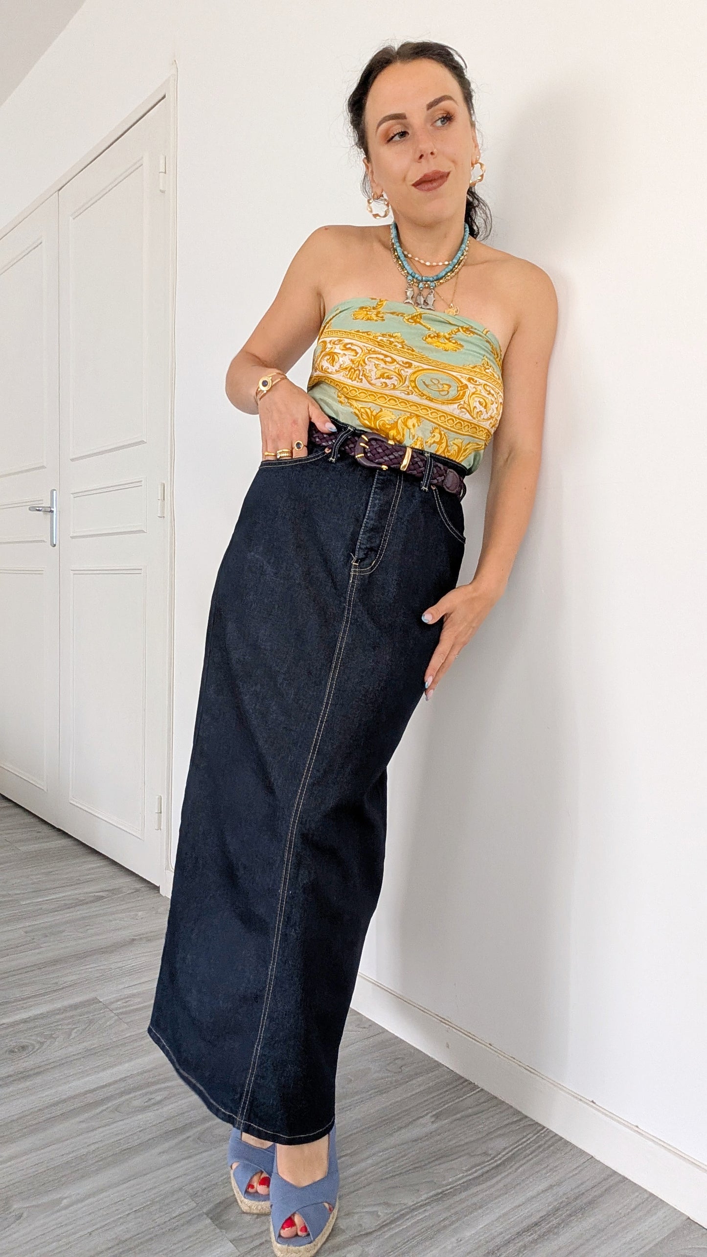 Jupe denim T38