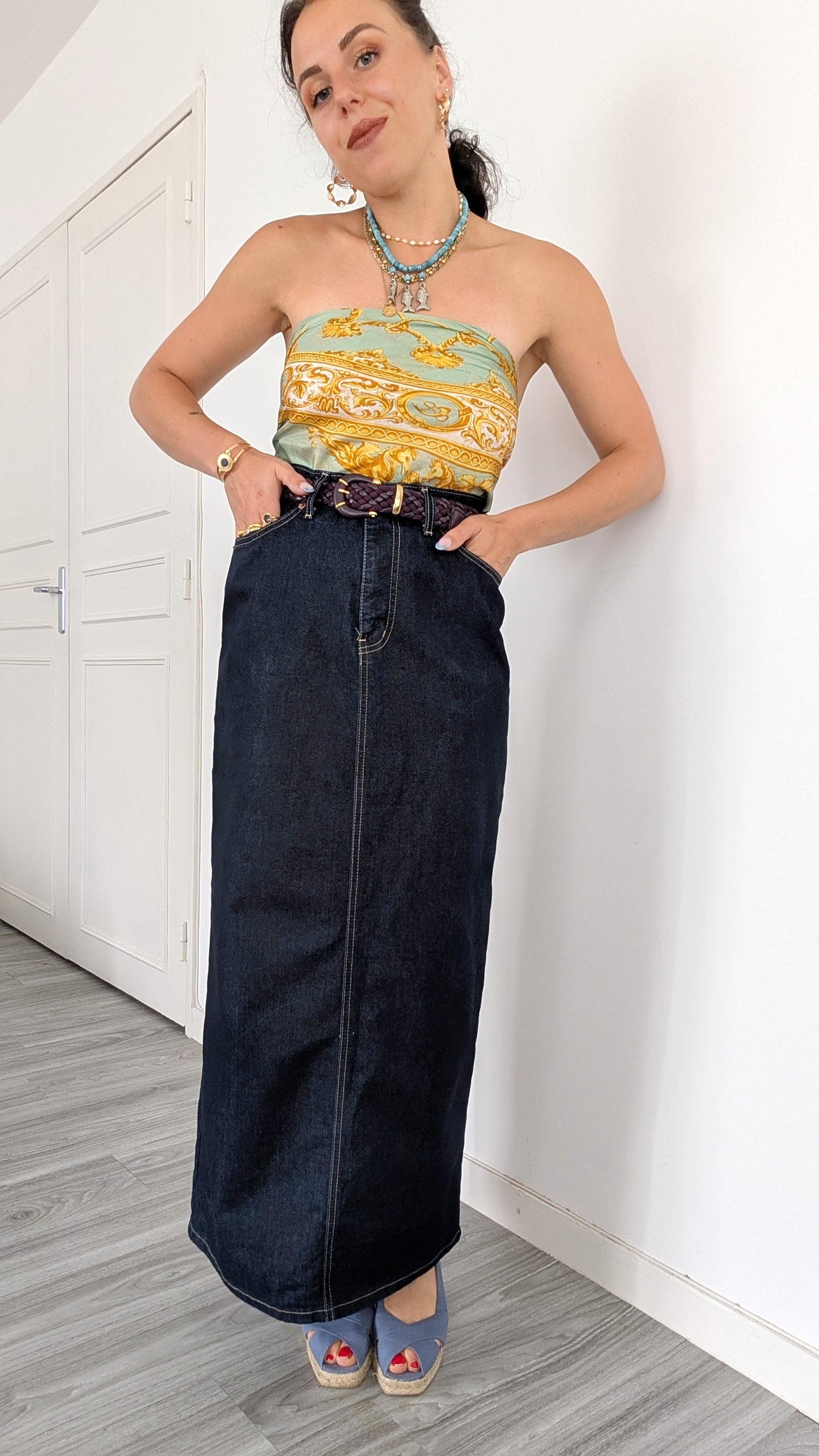 Jupe denim T38