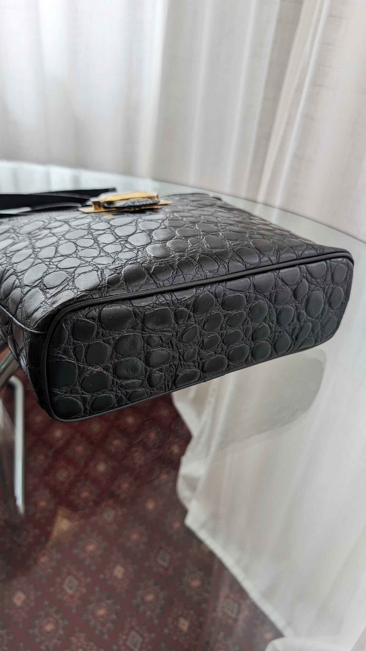 Sac façon reptile