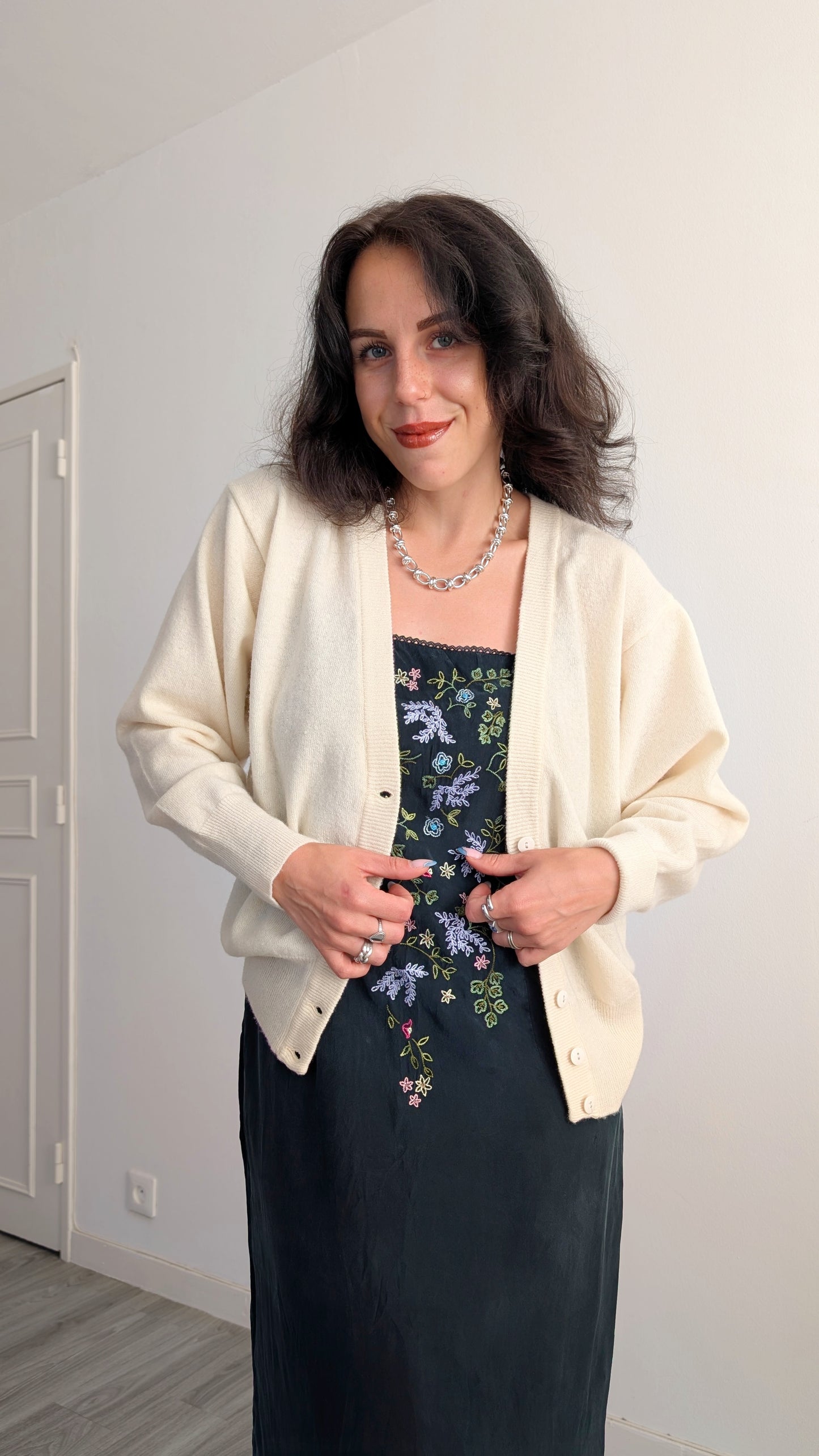 Cardigan 100% laine T40-42