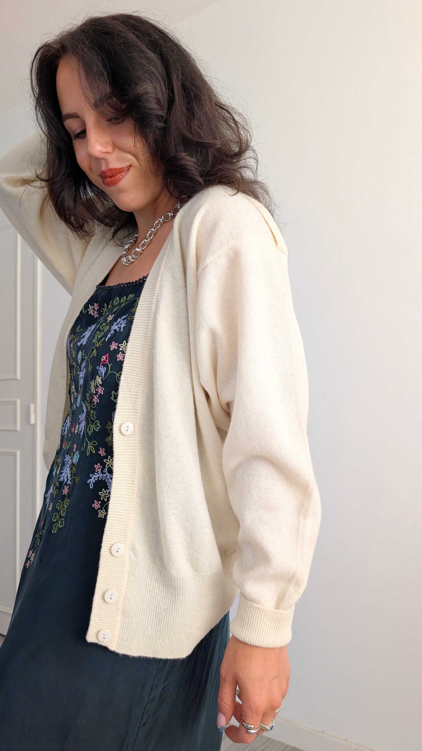 Cardigan 100% laine T40-42