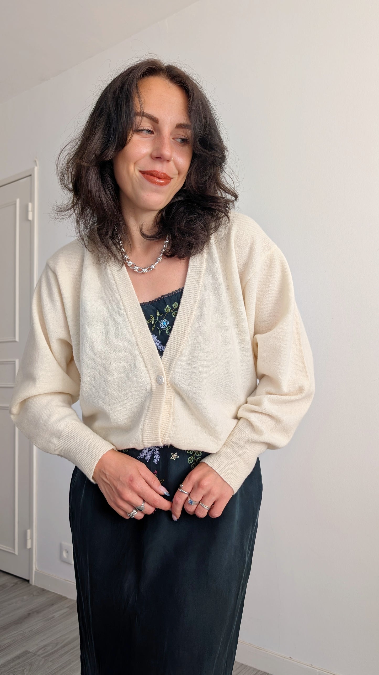 Cardigan 100% laine T40-42
