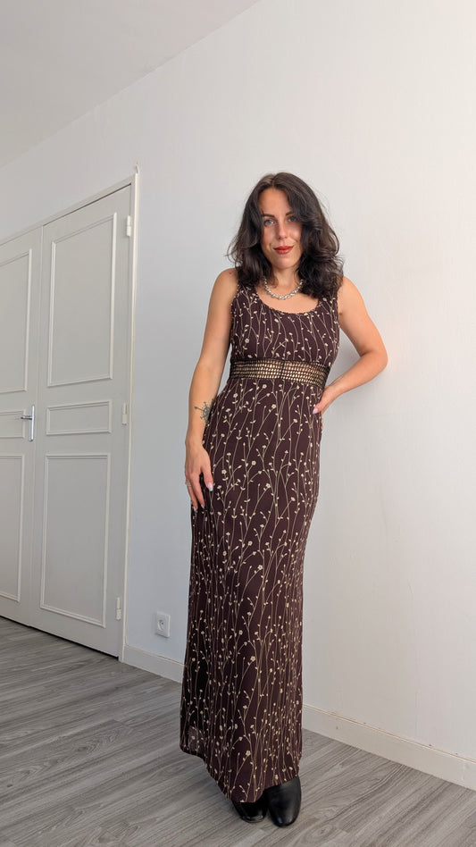 Robe d'automne viscose T34-36