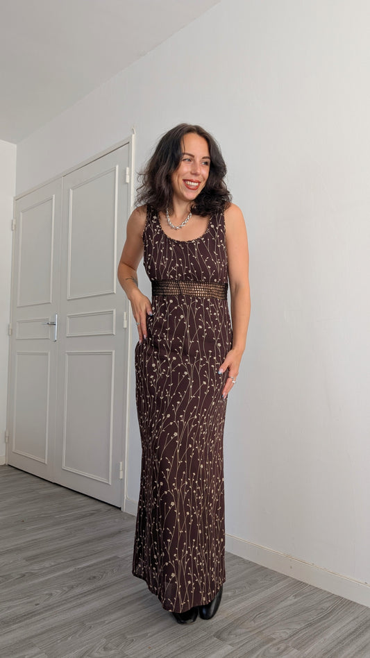 Robe d'automne viscose T34-36