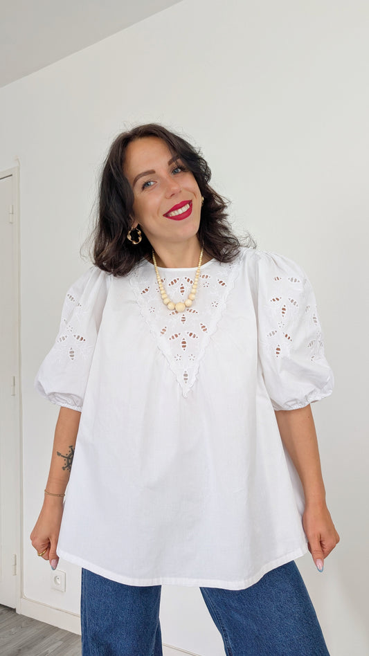 Blouse coton jusqu'à T44