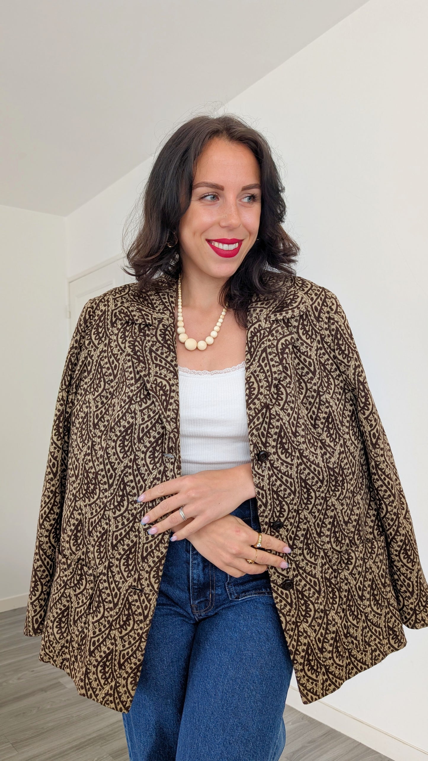 Blazer/veste laine 1970 T40-42