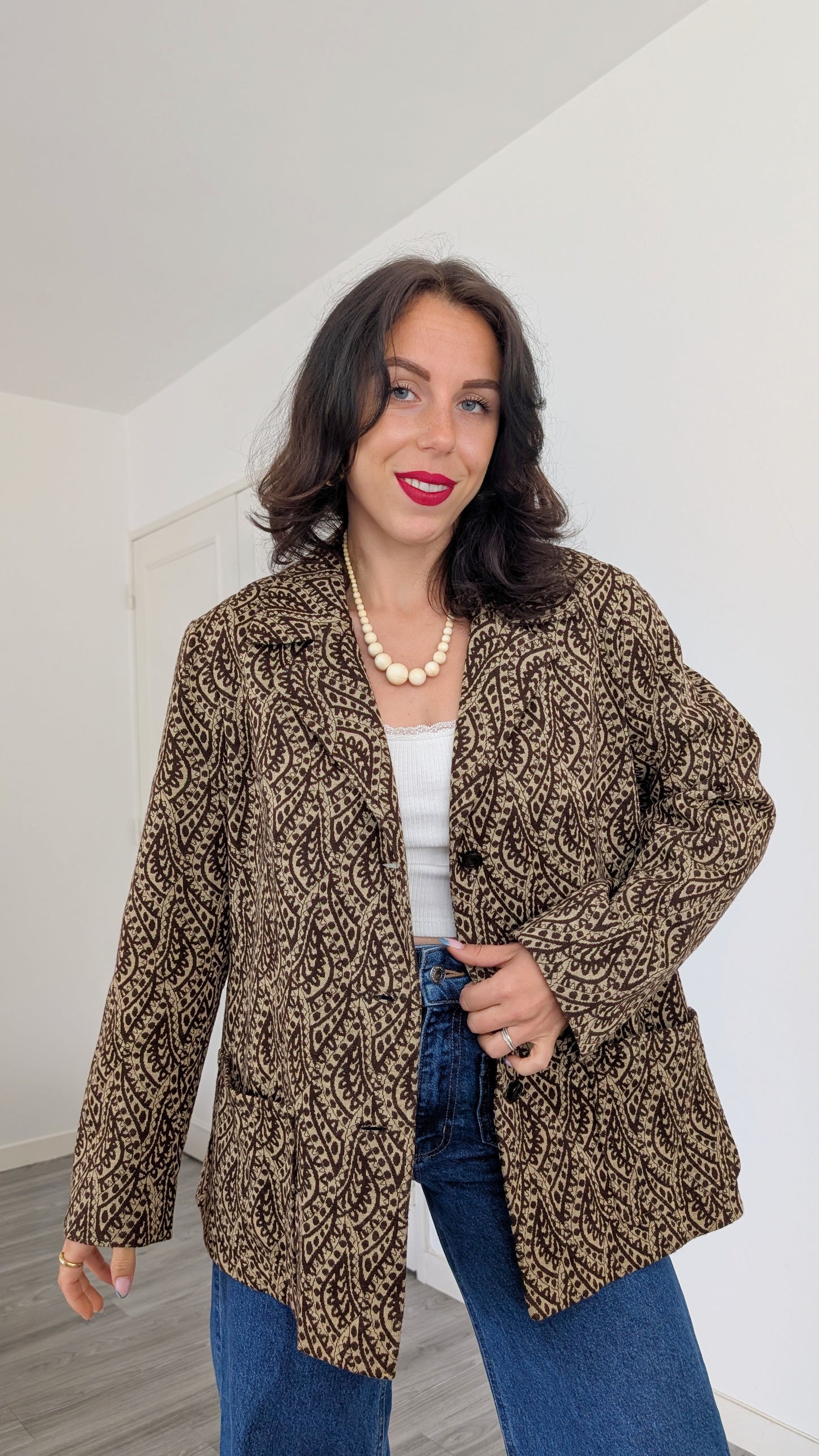 Blazer/veste laine 1970 T40-42