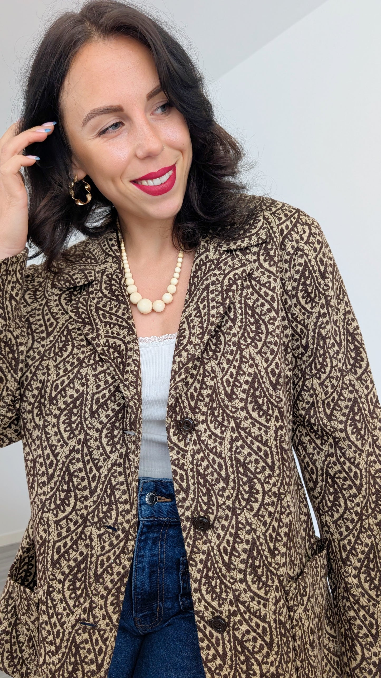 Blazer/veste laine 1970 T40-42