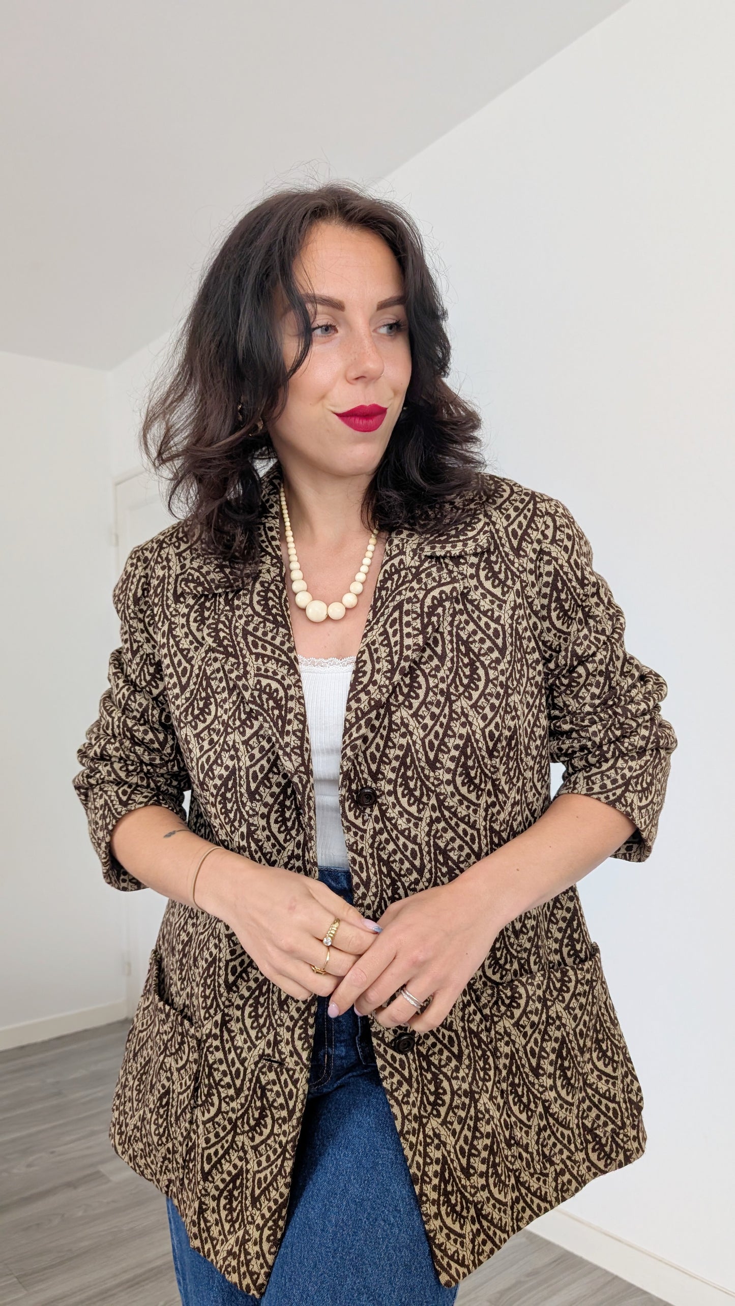 Blazer/veste laine 1970 T40-42