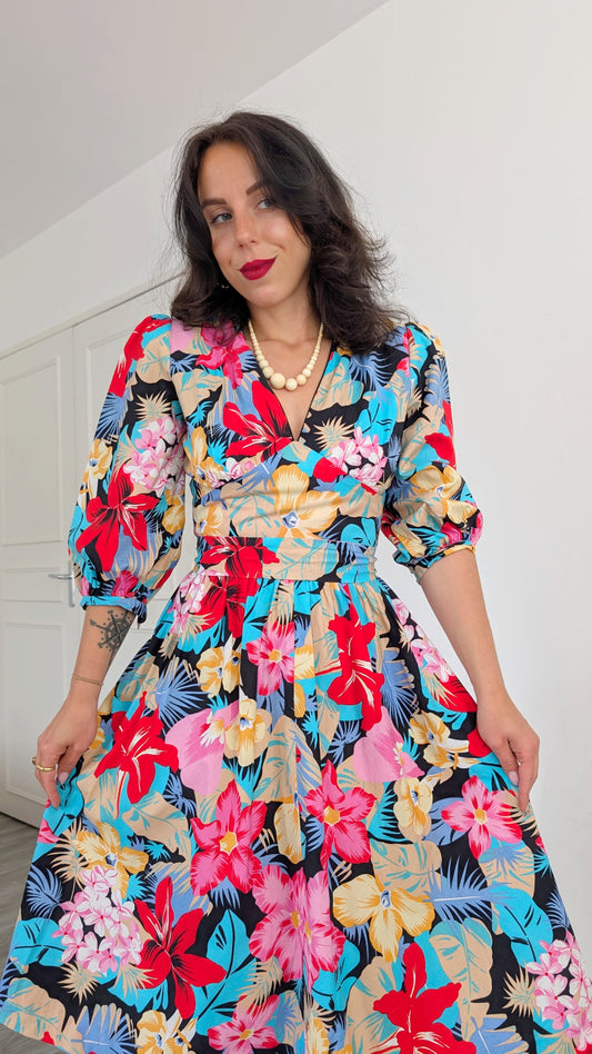 Robe coton 1980 T36
