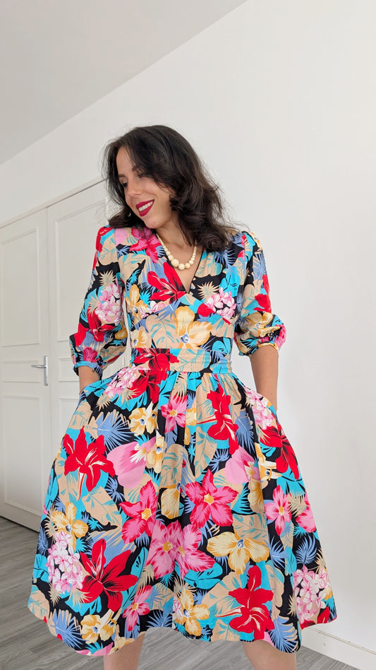 Robe coton 1980 T36