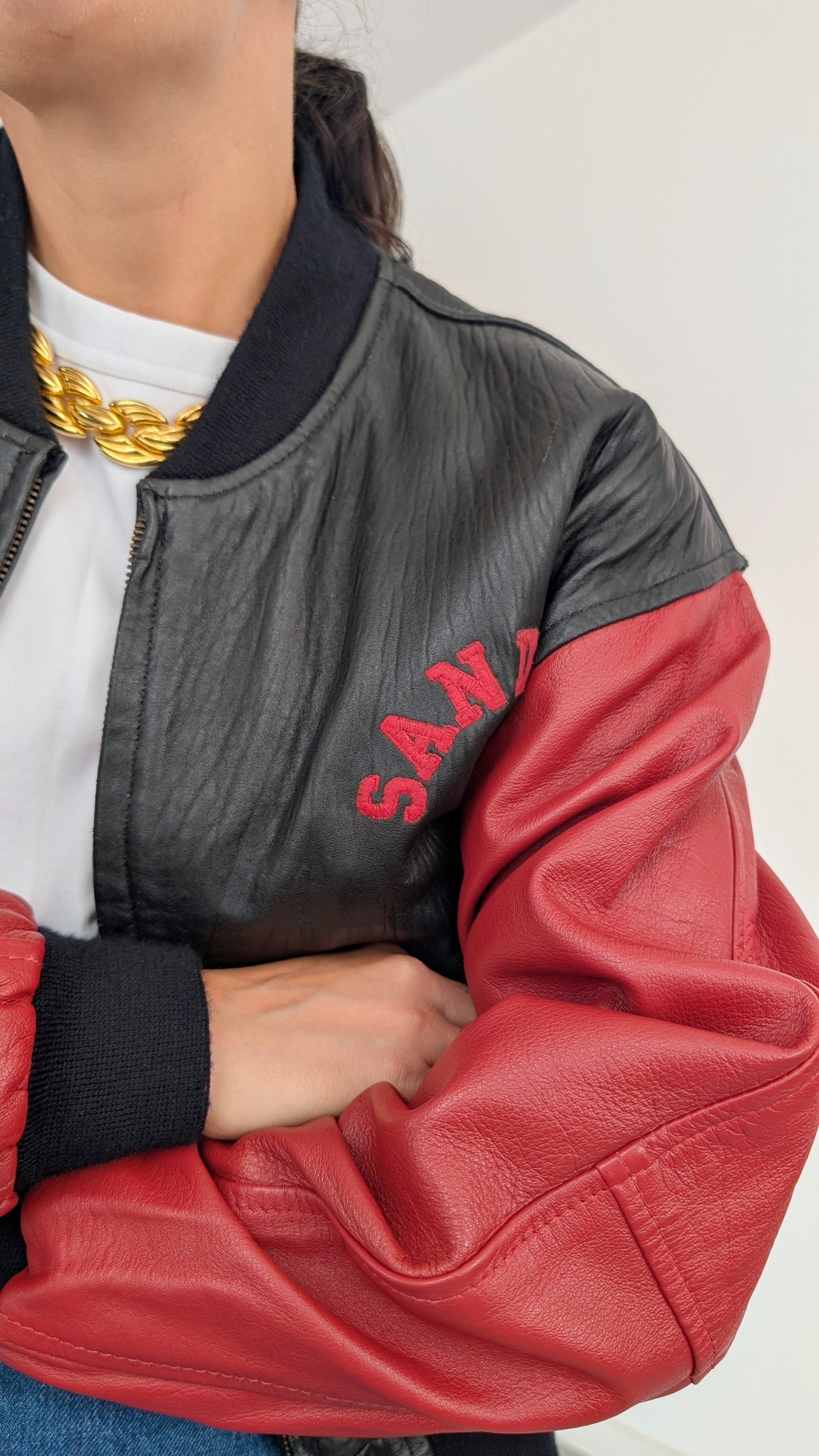 Bombers cuir 1980 rare jusqu'à T40
