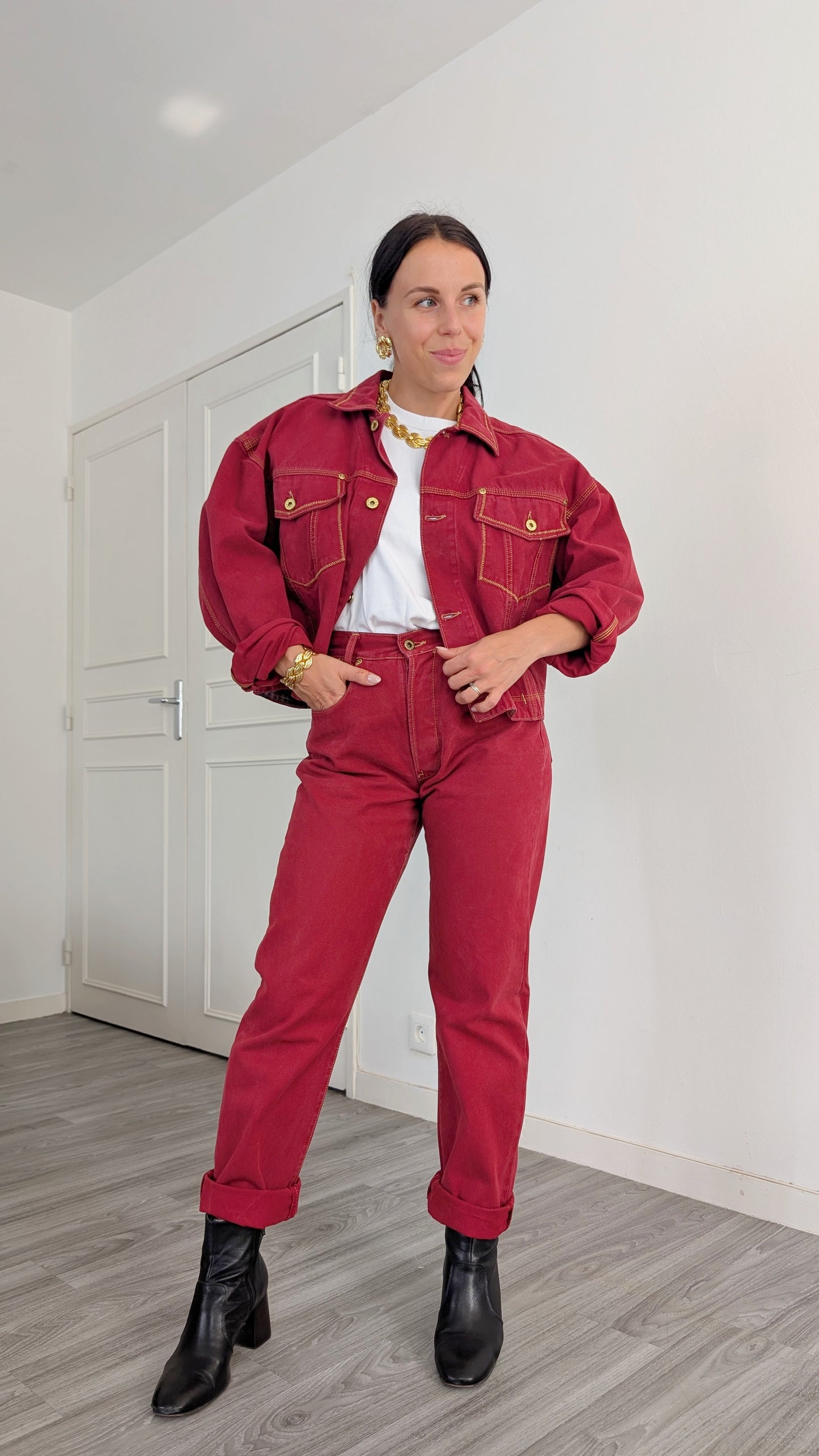 Ensemble denim 1980 T36