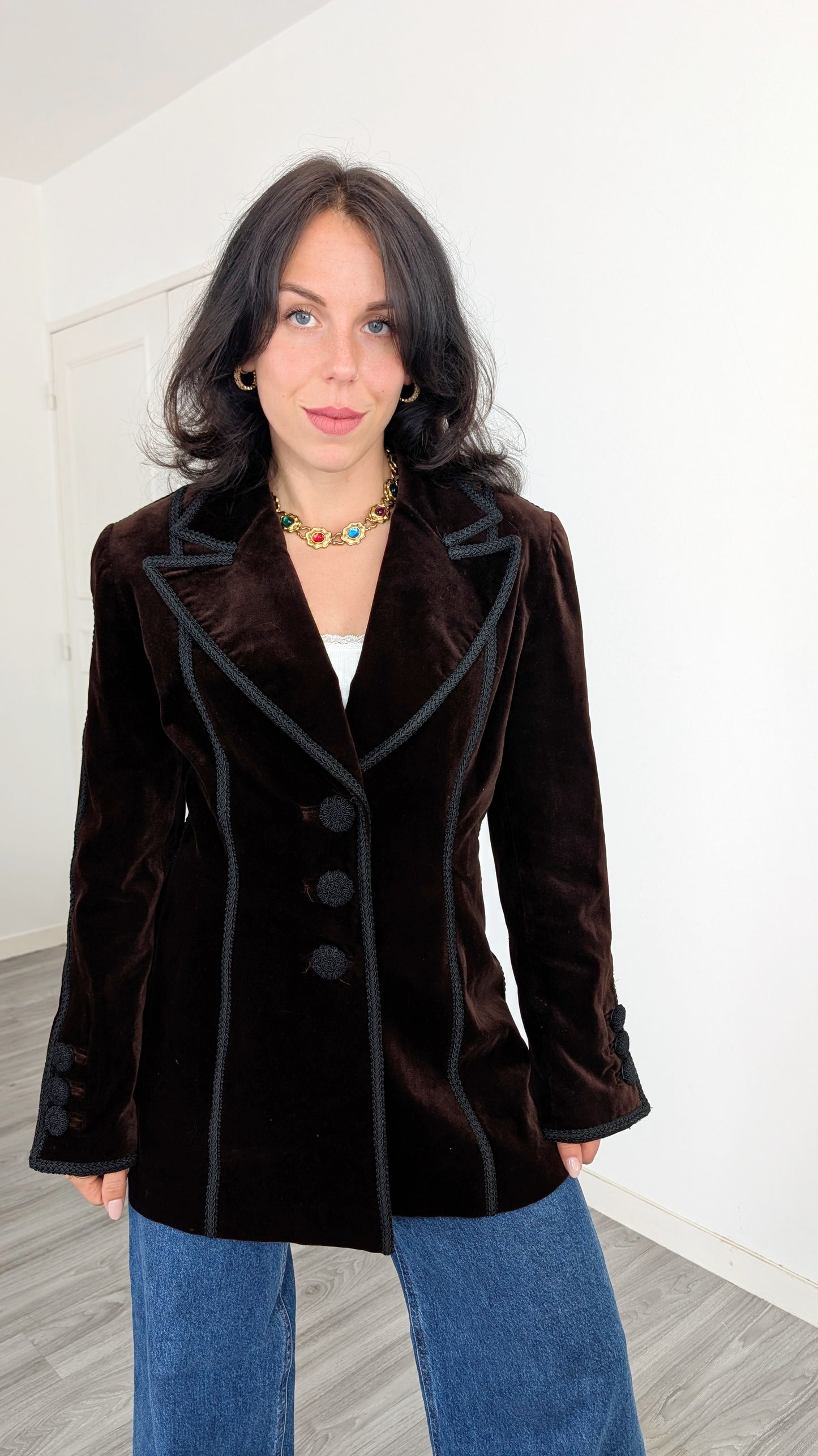 Blazer velours T38