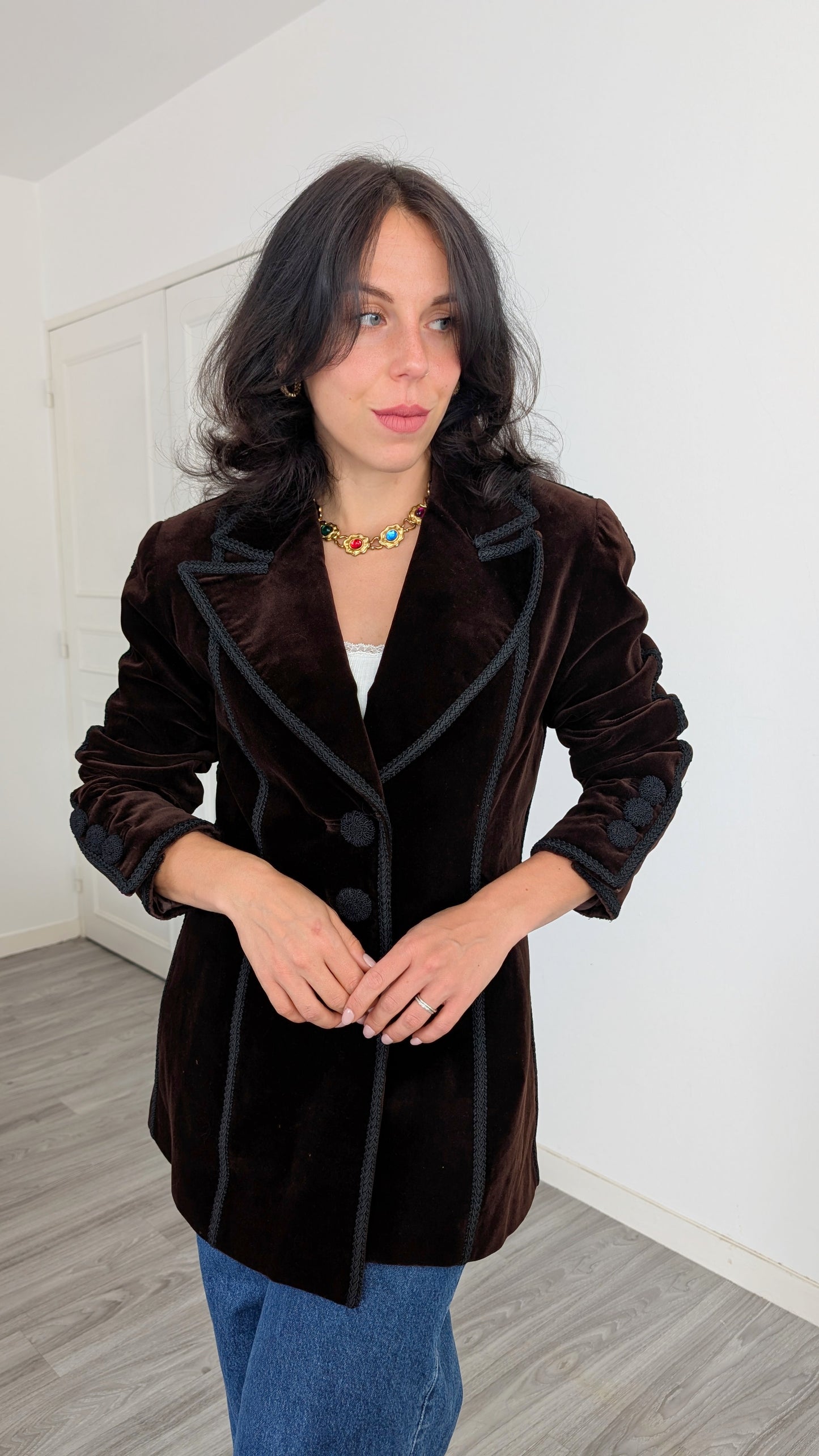 Blazer velours T38