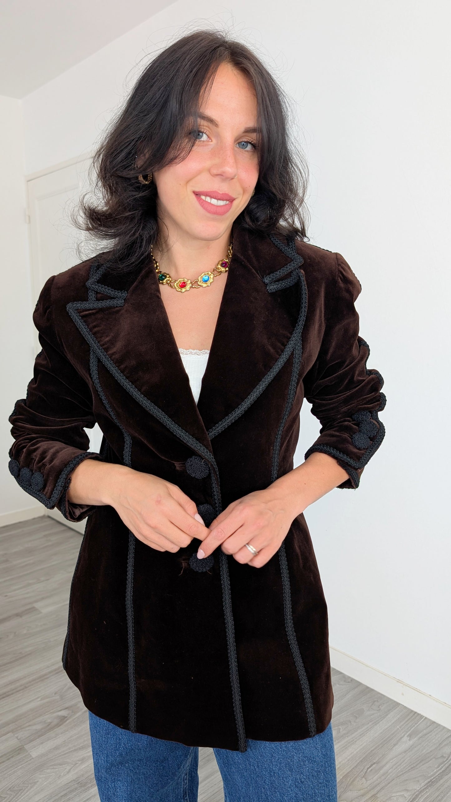 Blazer velours T38