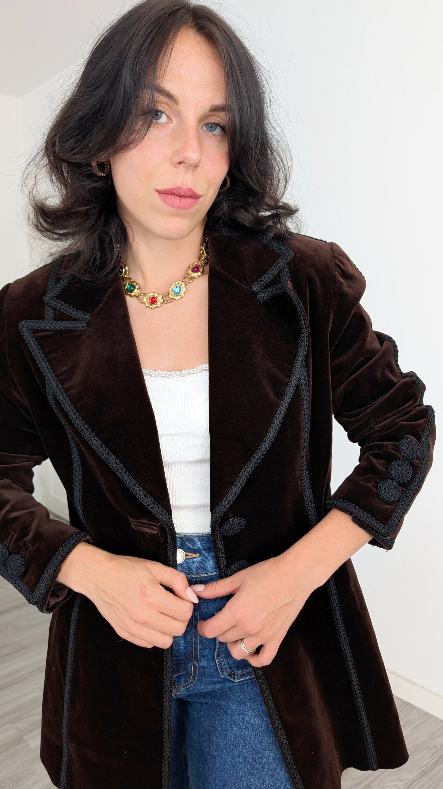 Blazer velours T38