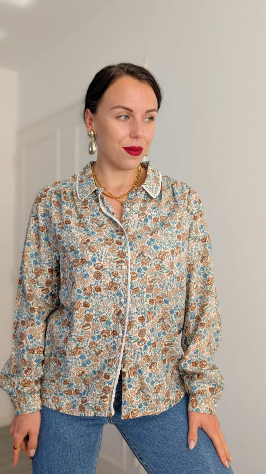 Blouse fleurie T38