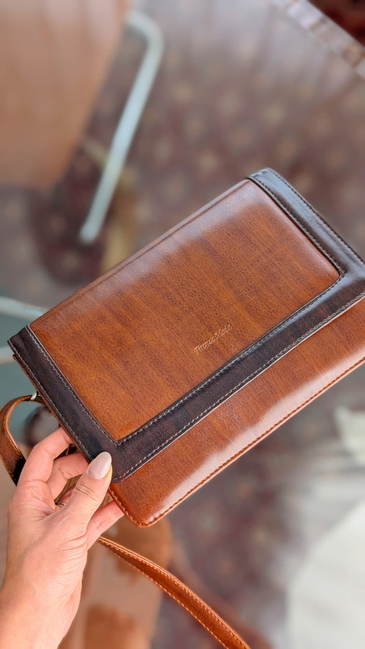 Sac cuir marron