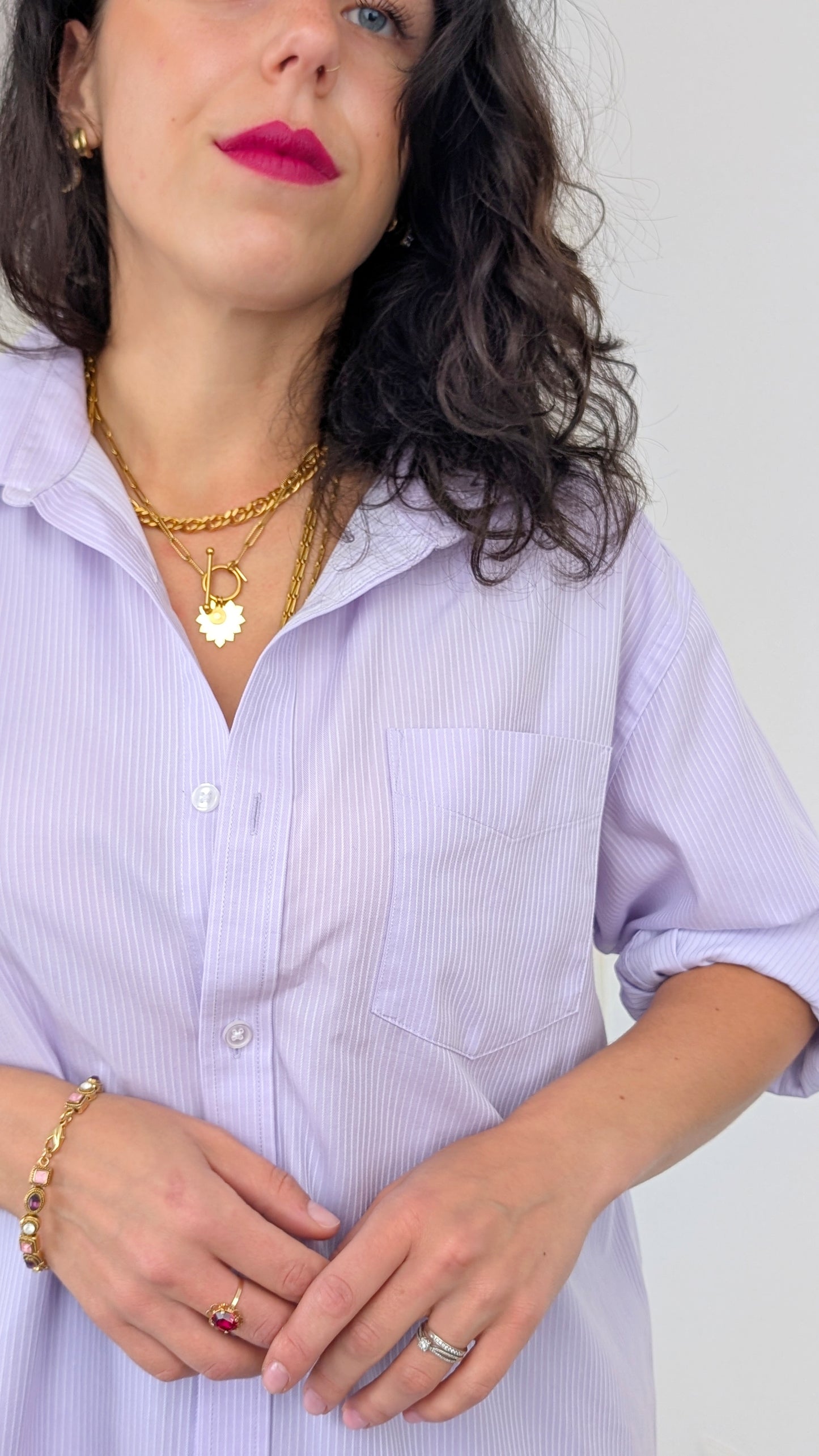 Chemise rayée coton du 34 au 44