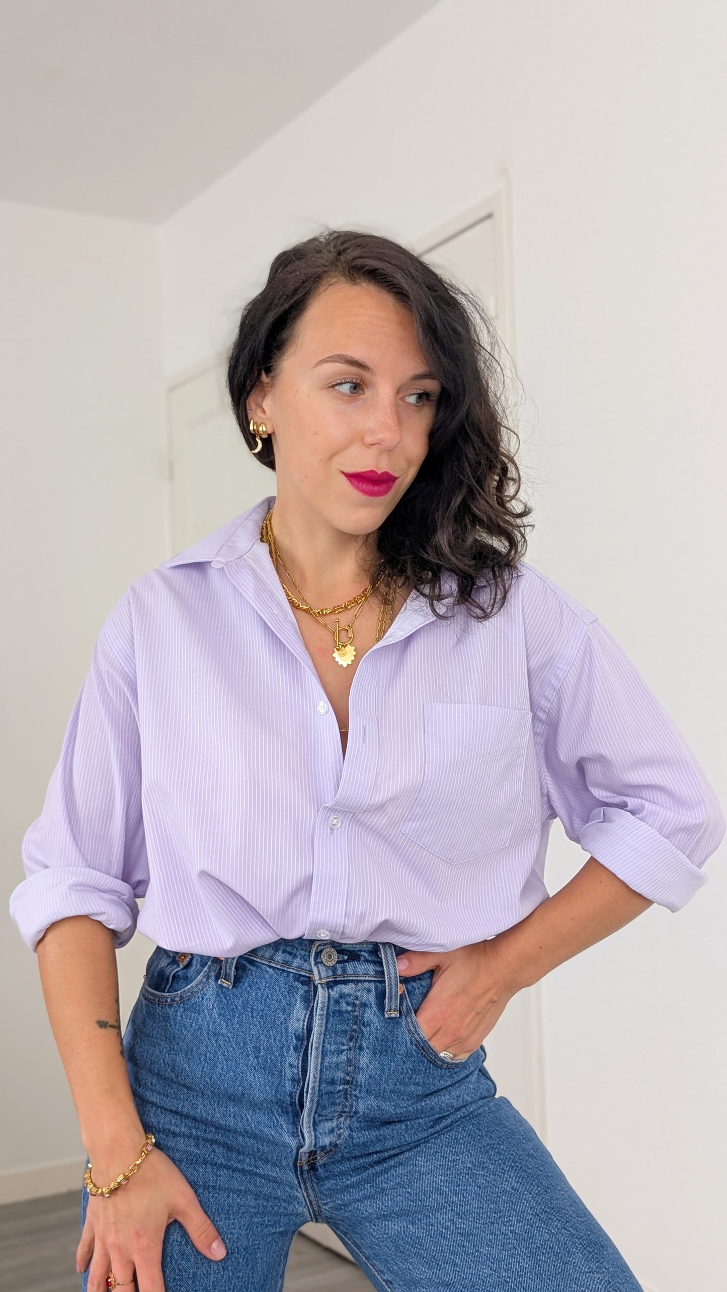 Chemise rayée coton du 34 au 44