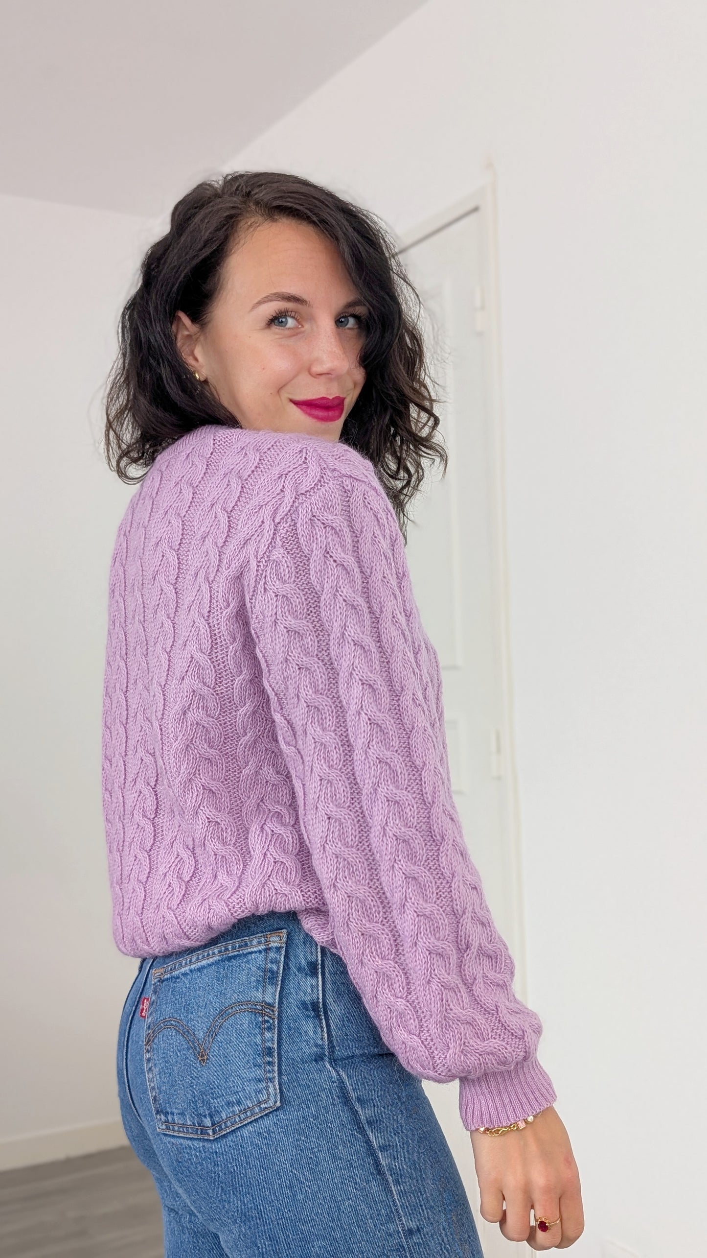Pull laine et mohair T40-42