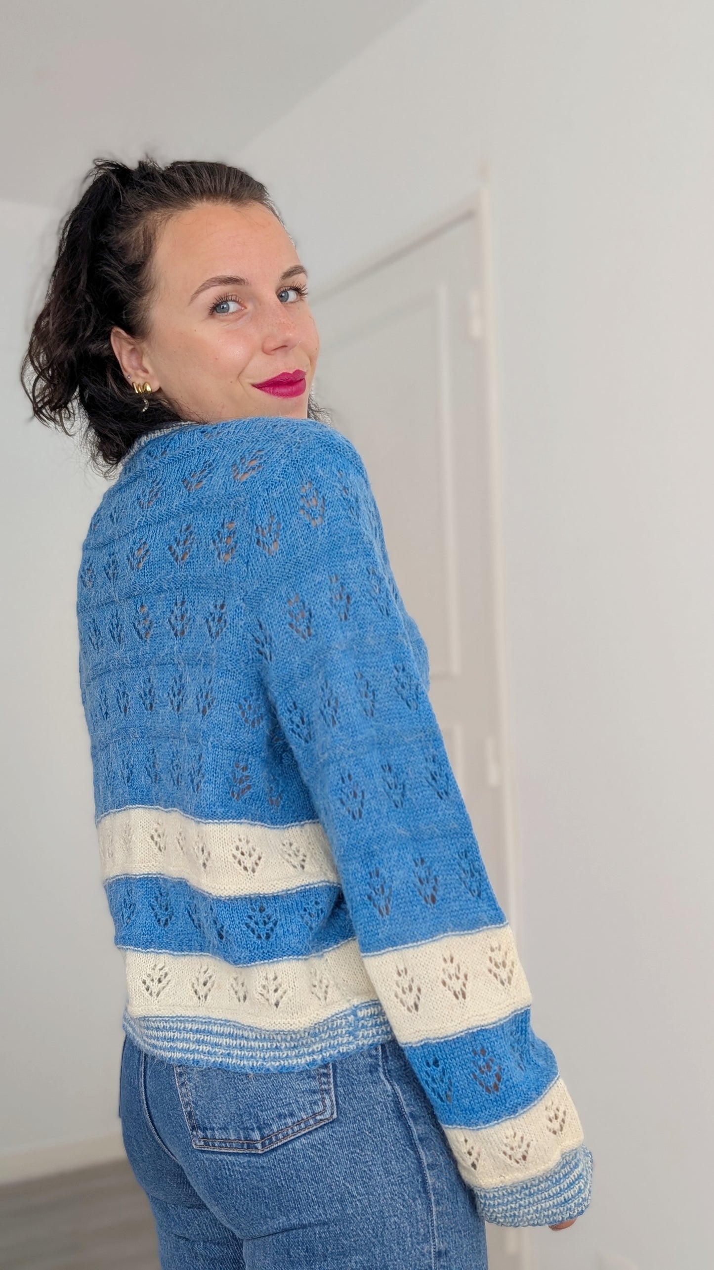 Cardigan fait main taille du 34 au 40