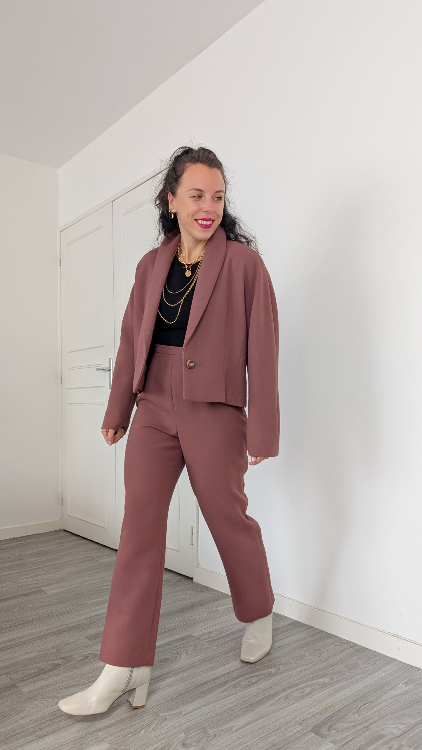 Tailleur laine douce T36