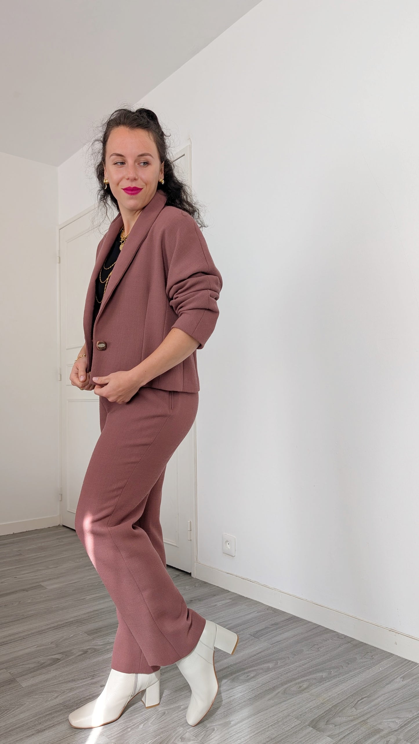 Tailleur laine douce T36