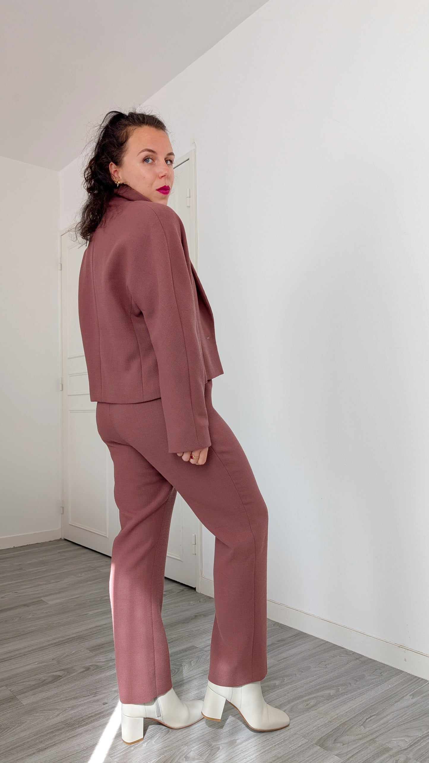 Tailleur laine douce T36