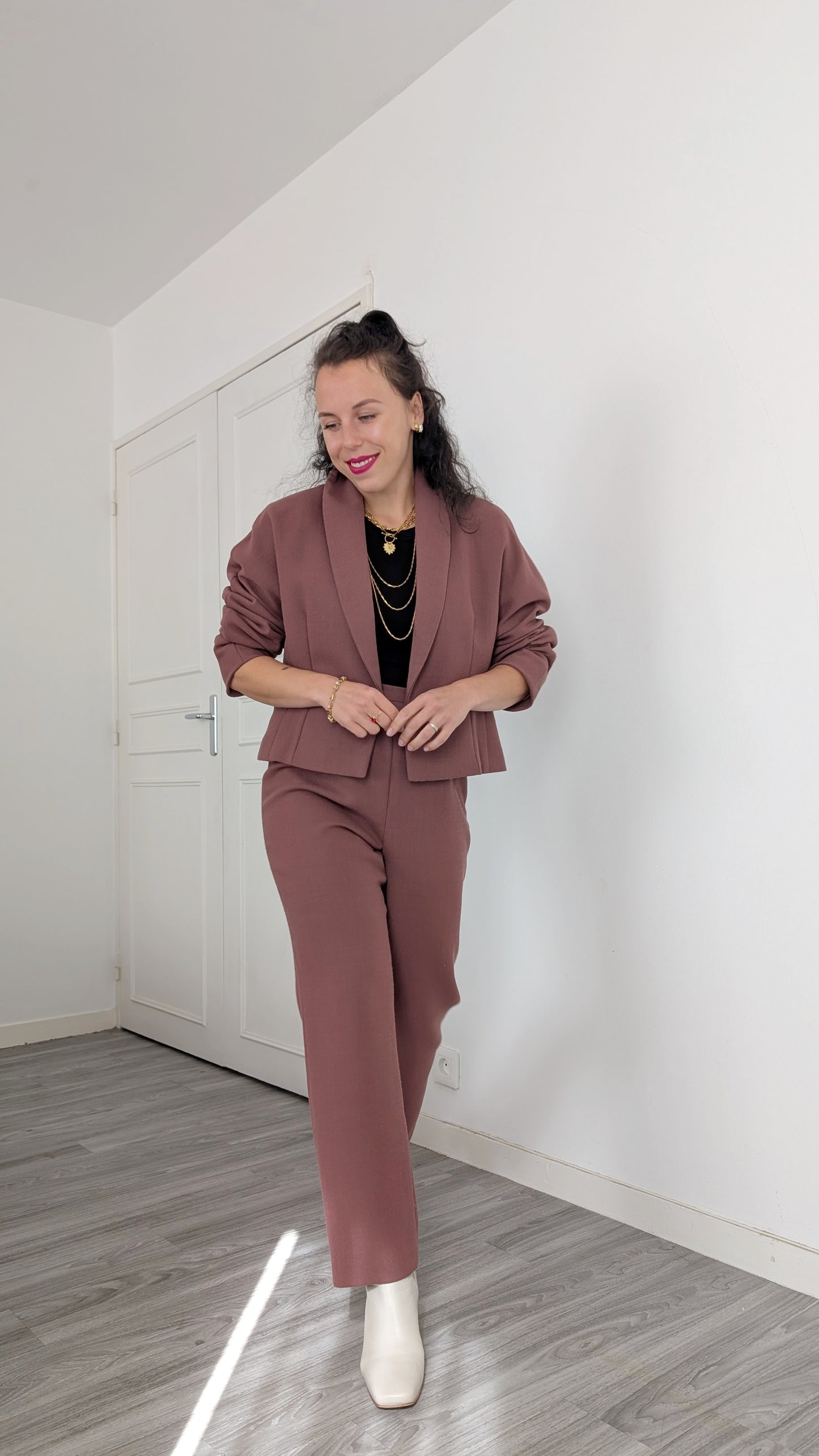 Tailleur laine douce T36