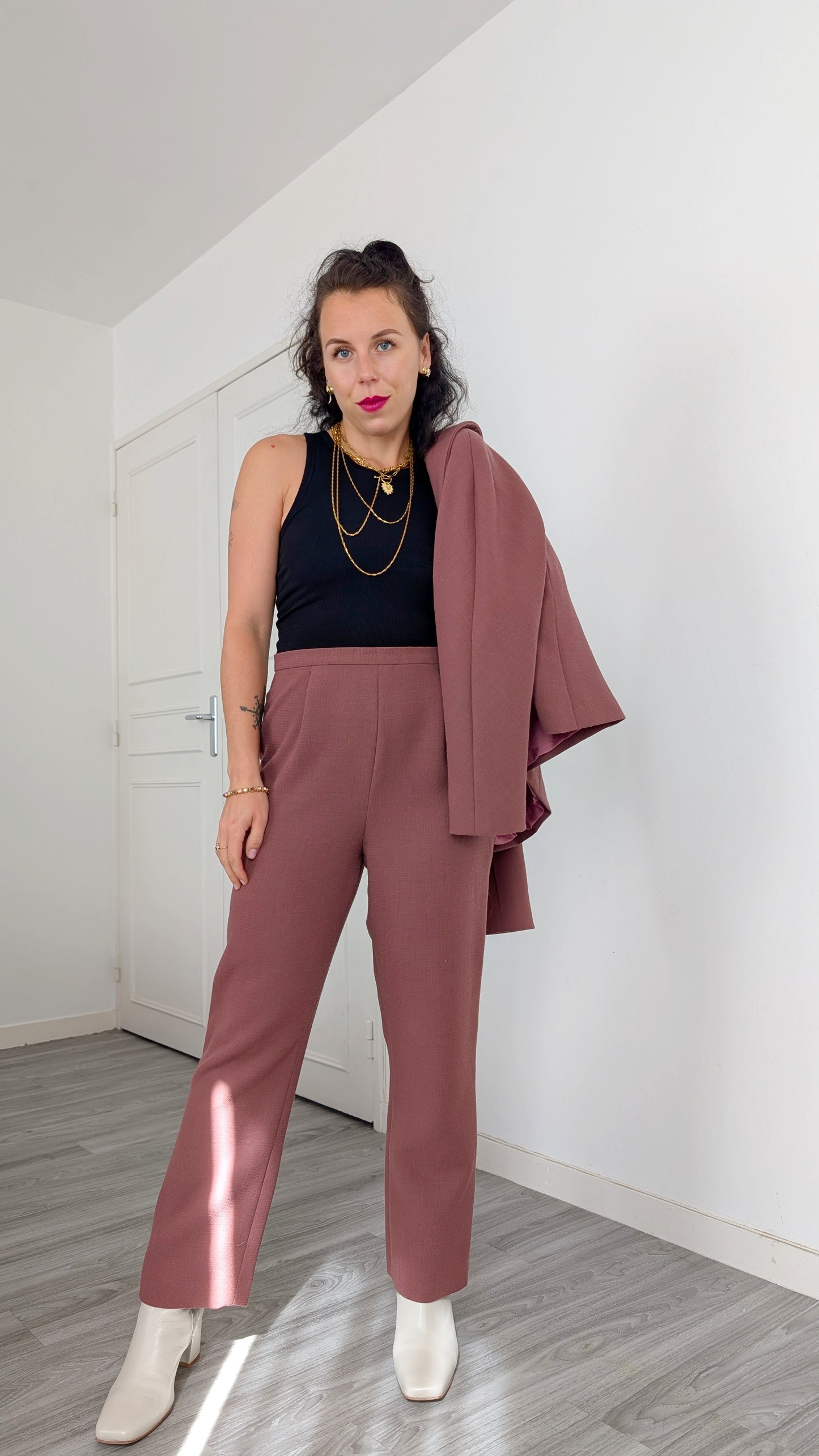 Tailleur laine douce T36