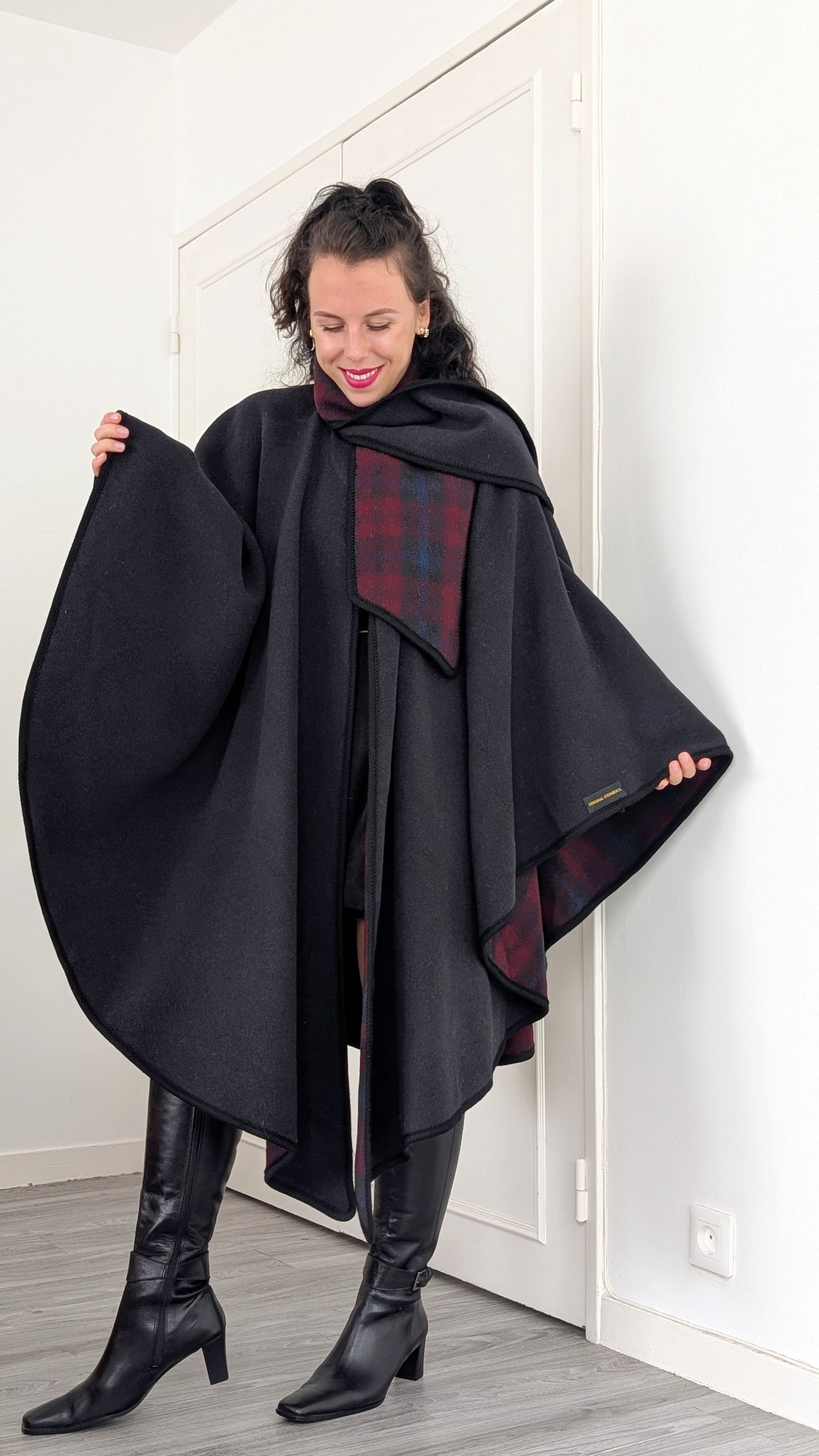 Cape laine et cachemire taille unique