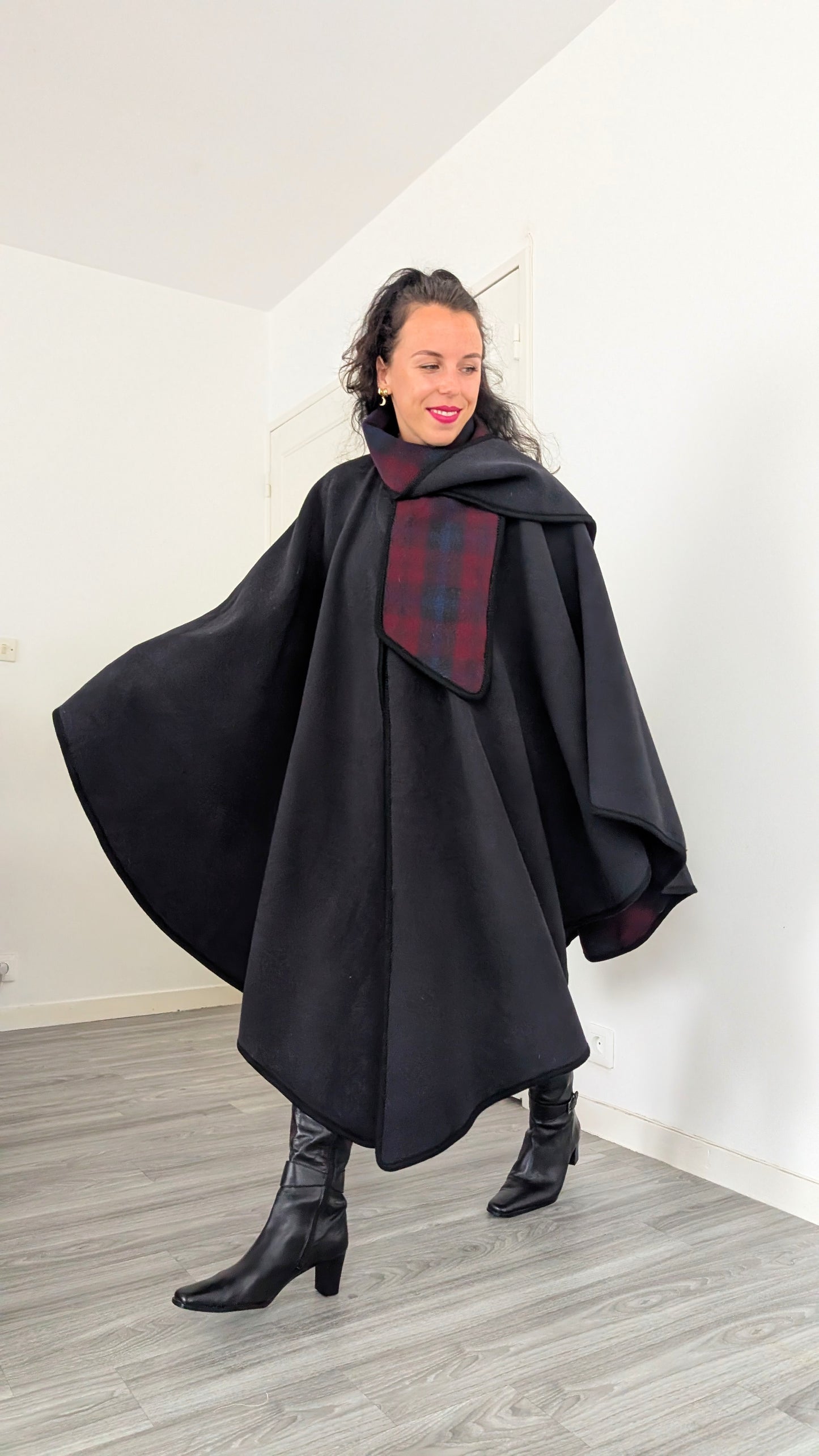 Cape laine et cachemire taille unique