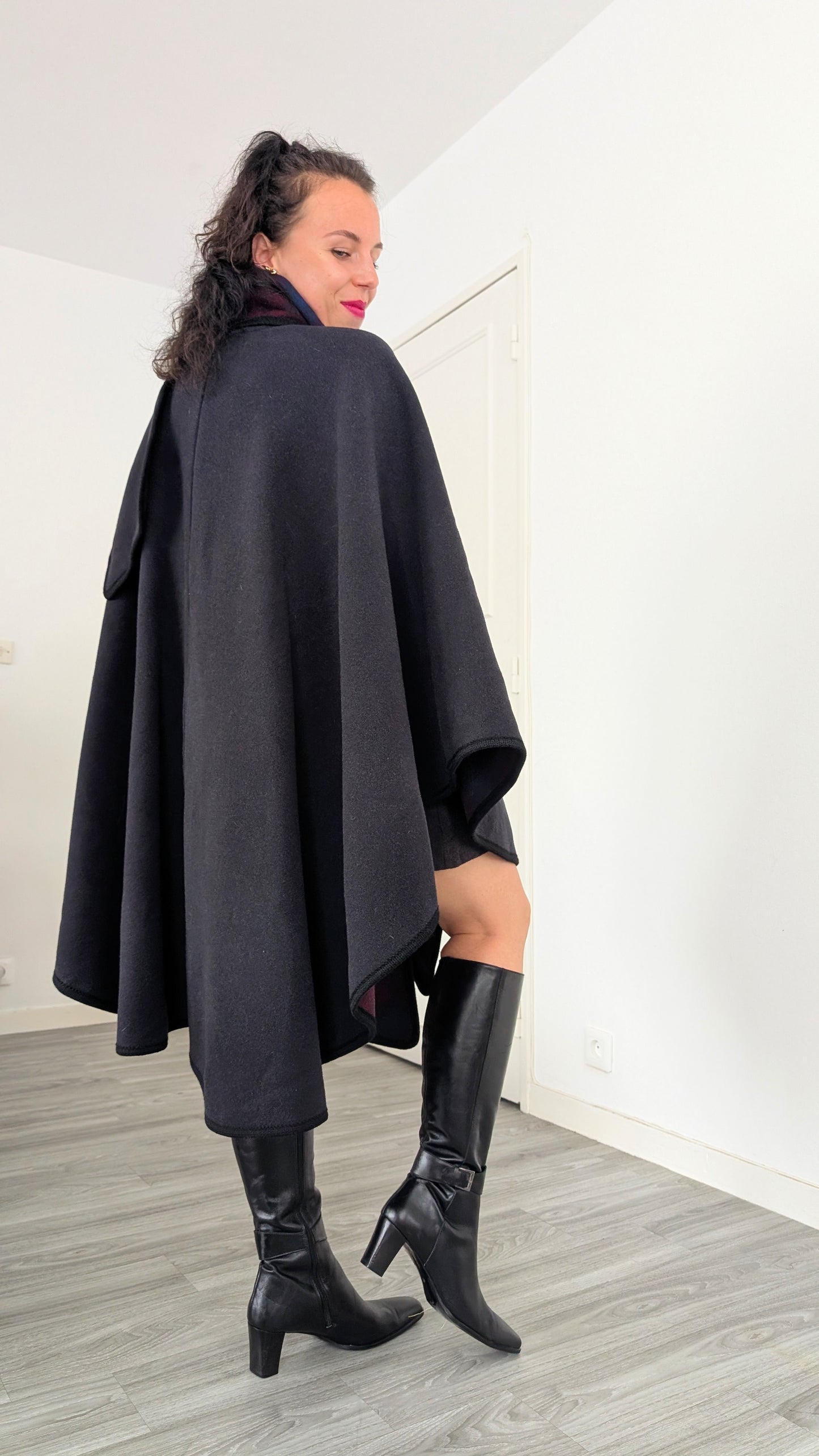 Cape laine et cachemire taille unique