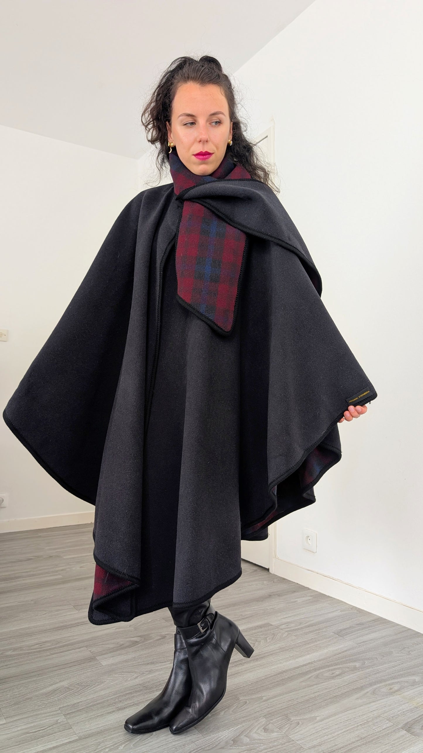 Cape laine et cachemire taille unique