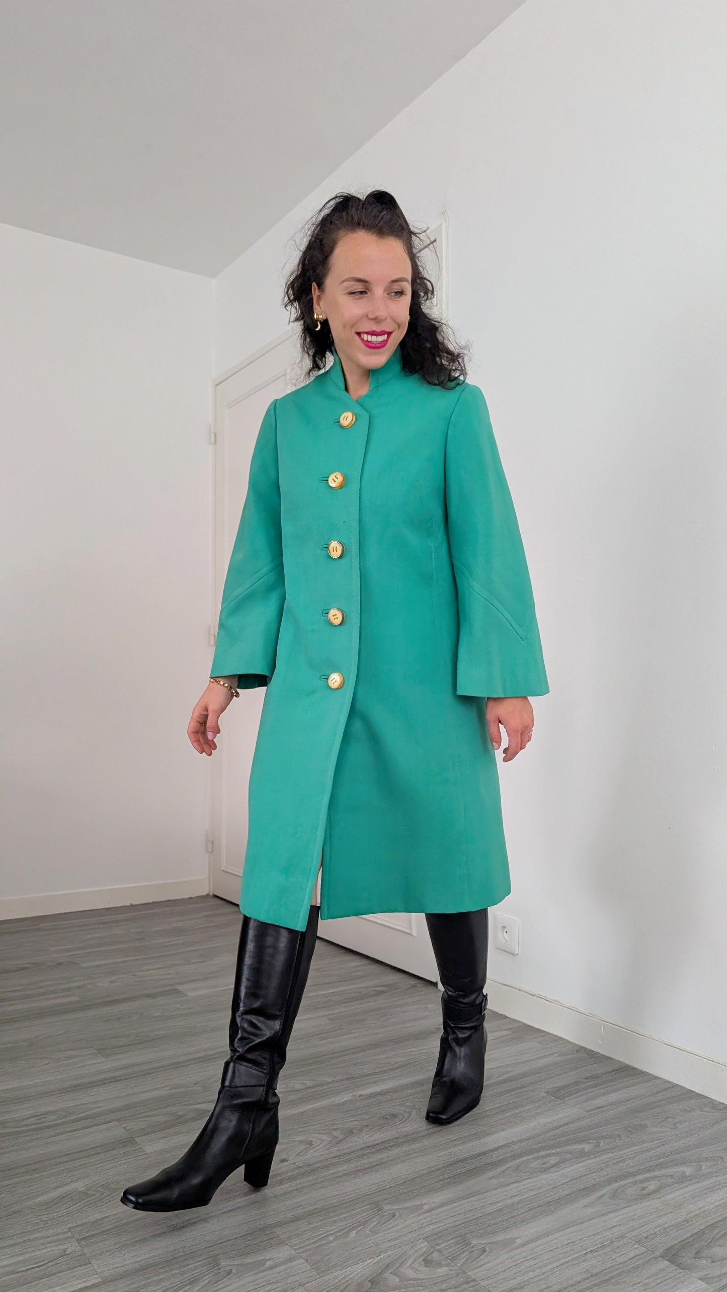 Manteau 1960 rare laine T36