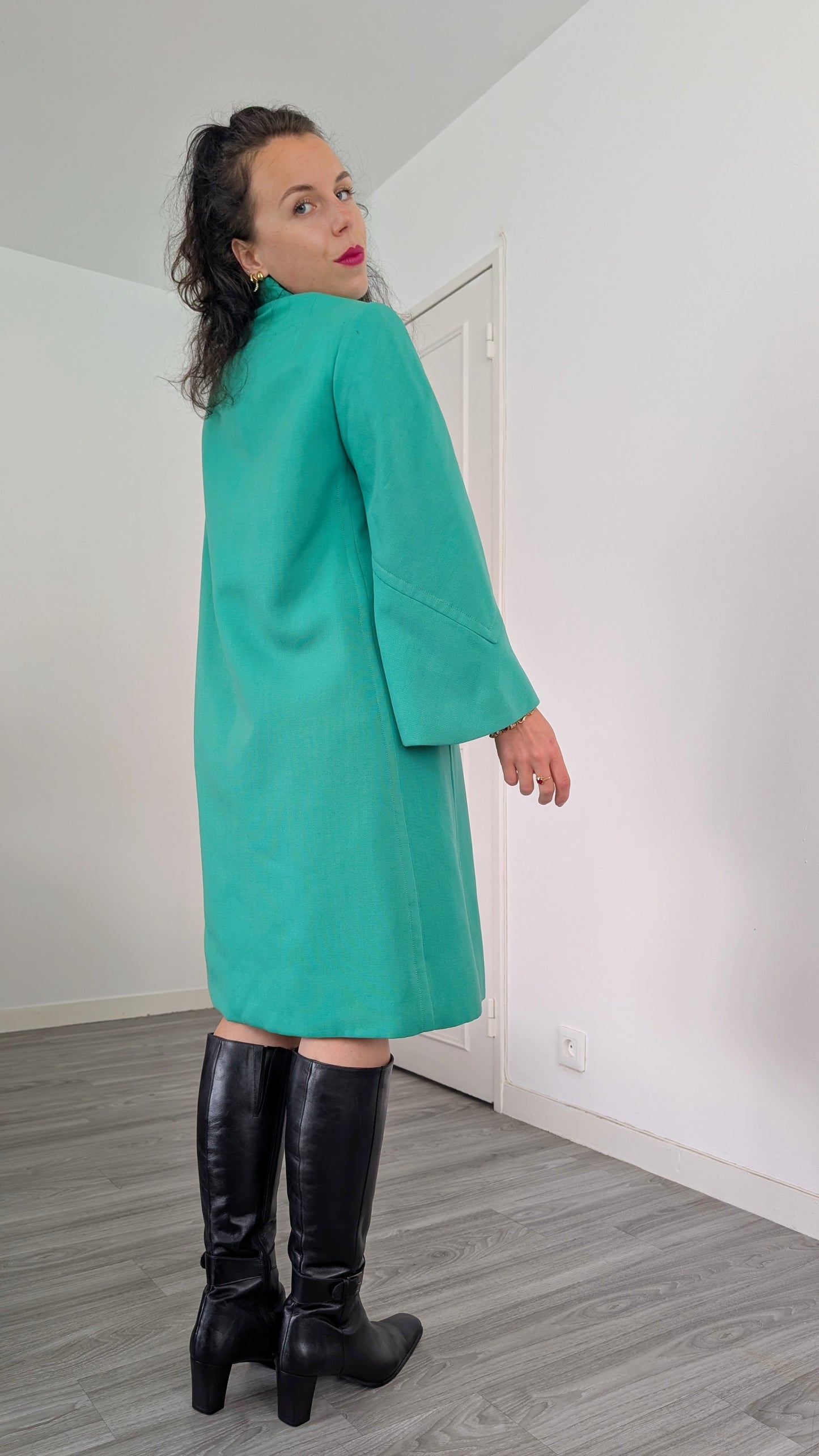 Manteau 1960 rare laine T36