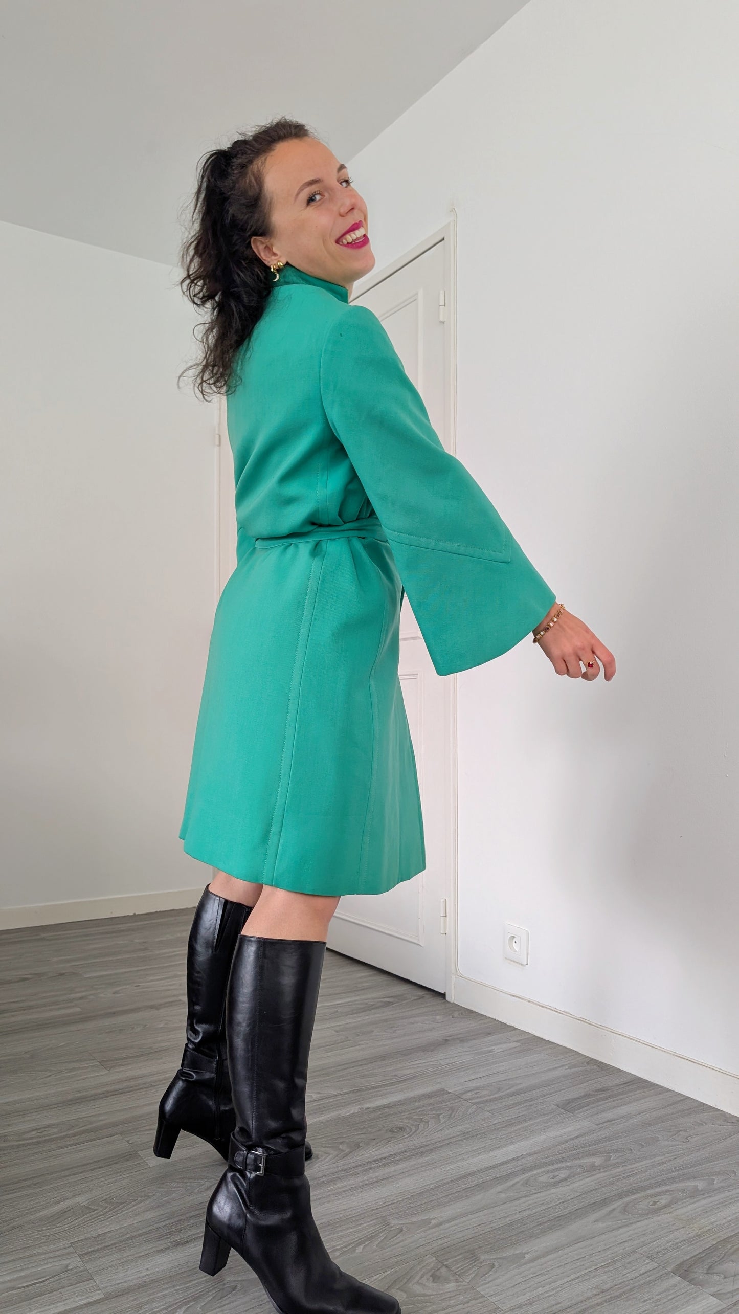 Manteau 1960 rare laine T36