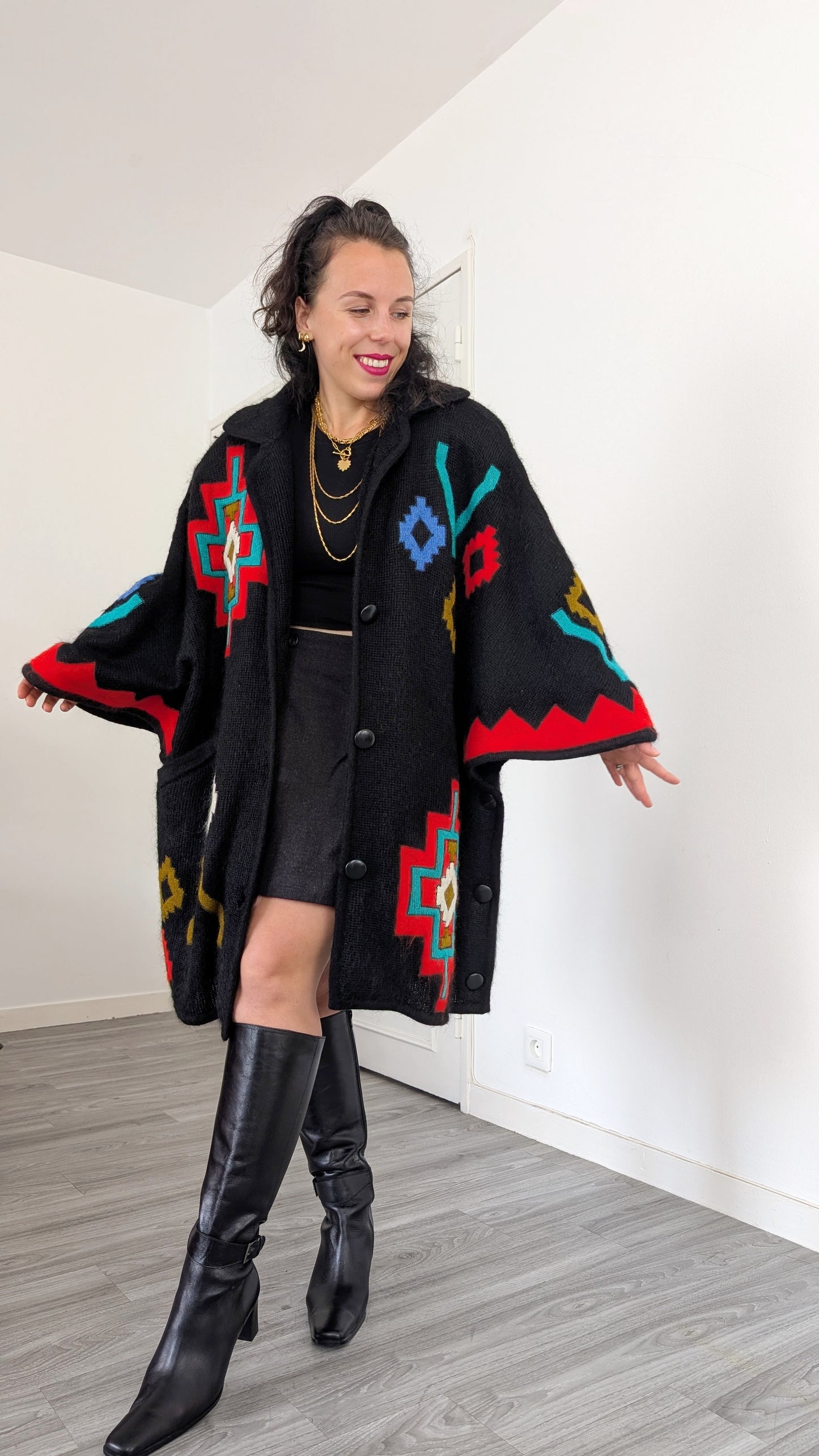 Cardigan superkid mohair taille unique