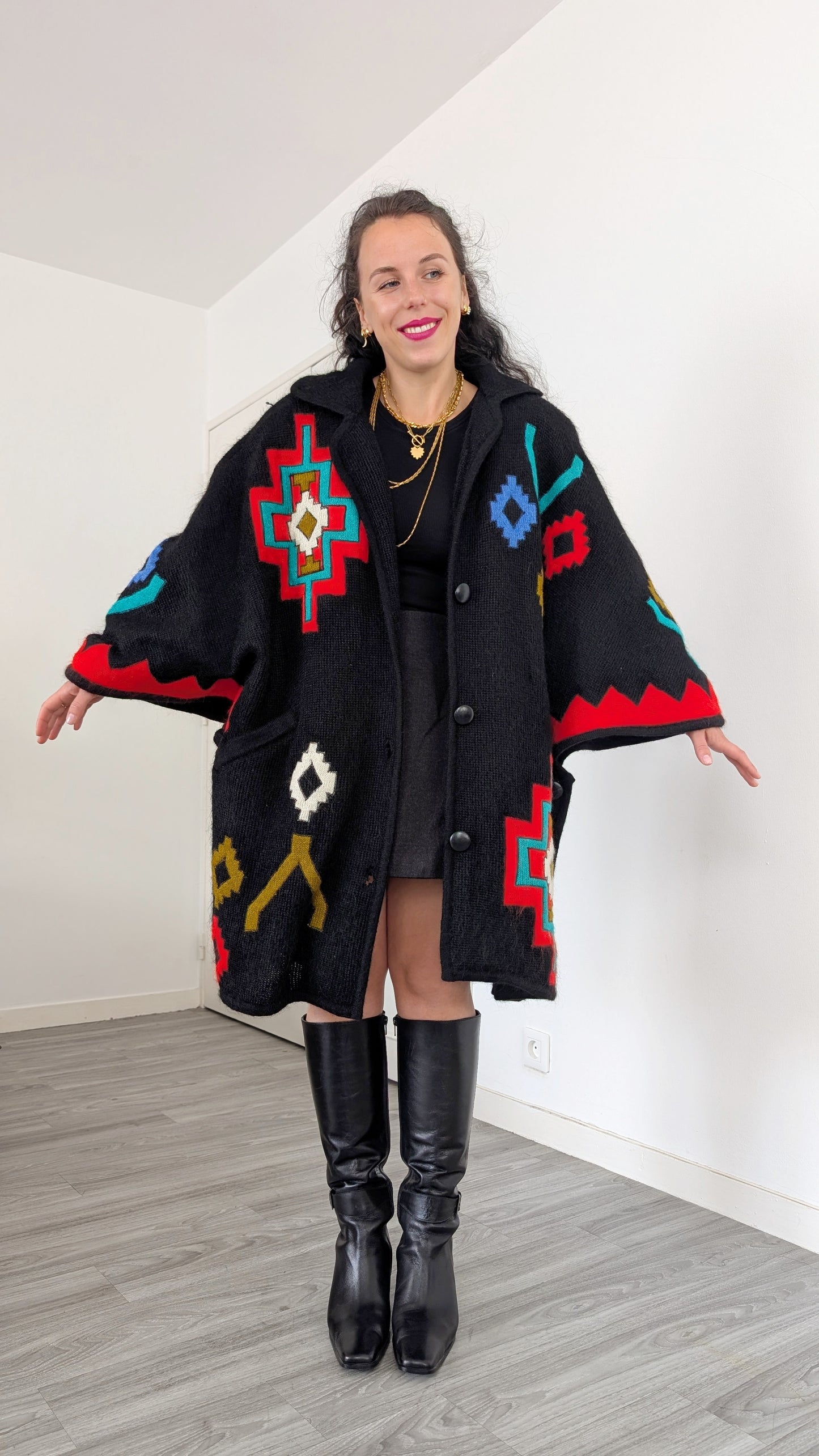 Cardigan superkid mohair taille unique