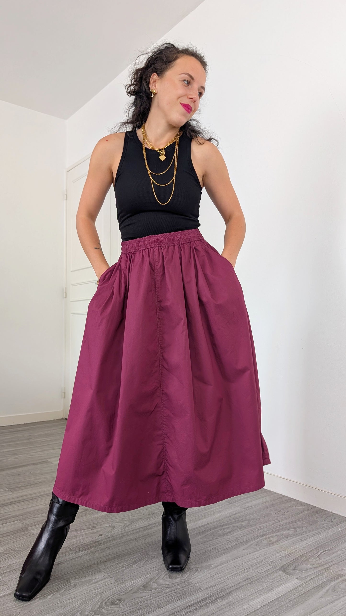 Jupe 2nde main coton T36-38